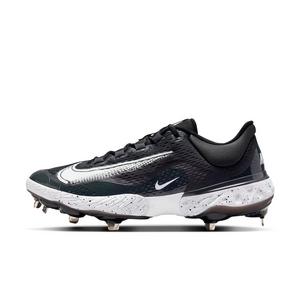 Nike Alpha Huarache Elite 4 Low MCS "Black/Dark Smoke Grey/White" Men's Baseball Cleat