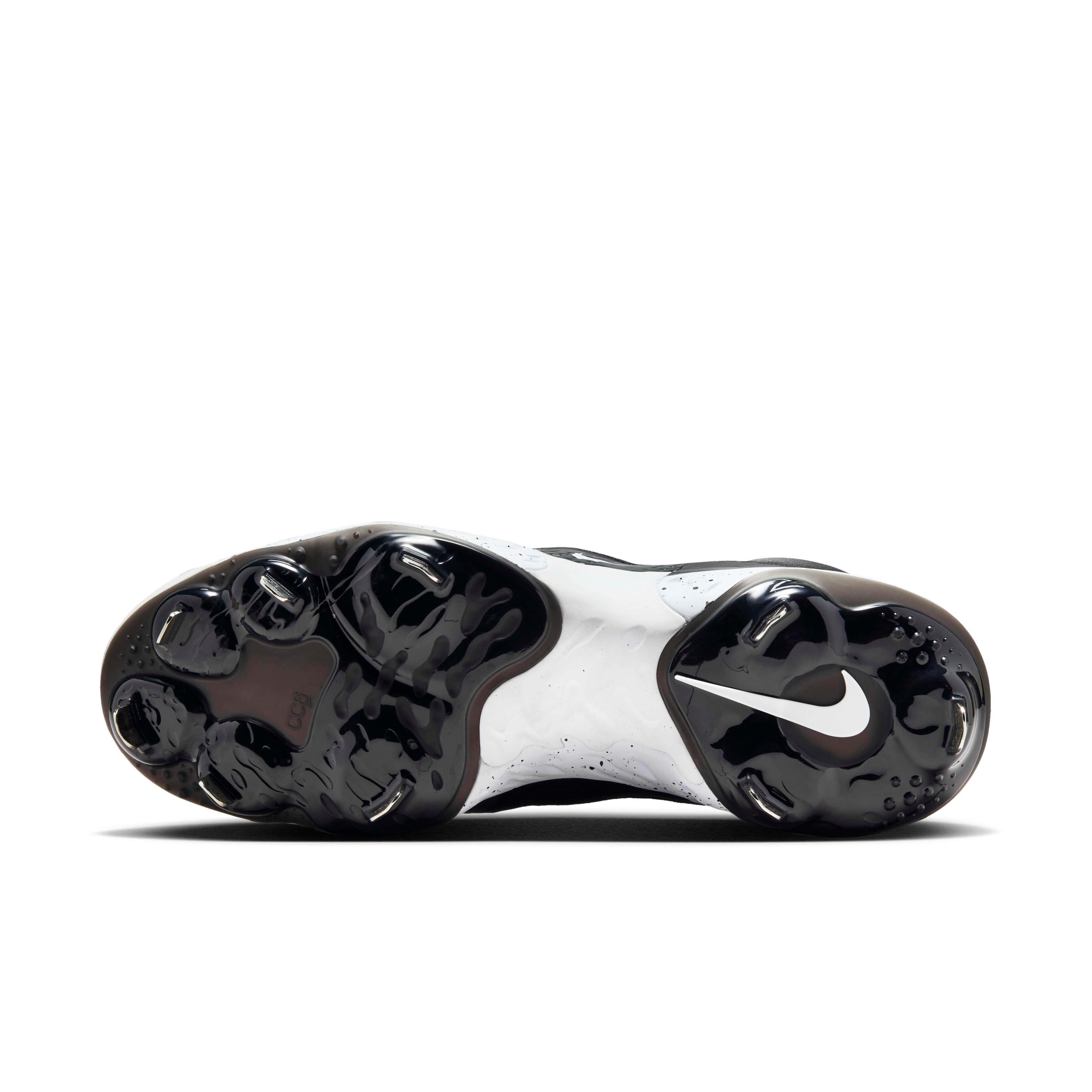 Nike Alpha Huarache Elite 4 Low - Black Cleat | Hibbett