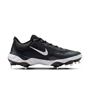 Nike Alpha Huarache Elite 4 Low MCS "Black/Dark Smoke Grey/White" Men's Baseball Cleat