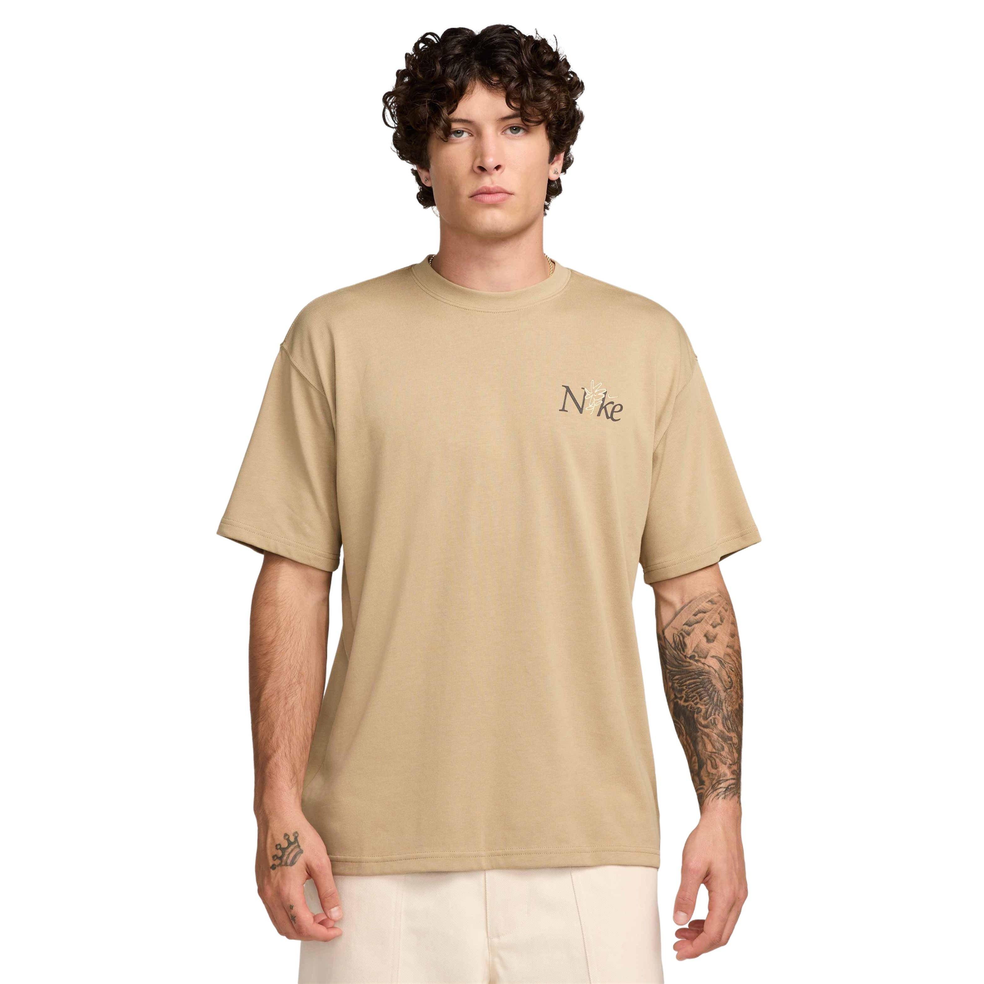 Nike Unisex Sportswear Max90 LBR Craft T-Shirt - BEIGE Thumbnail View 1