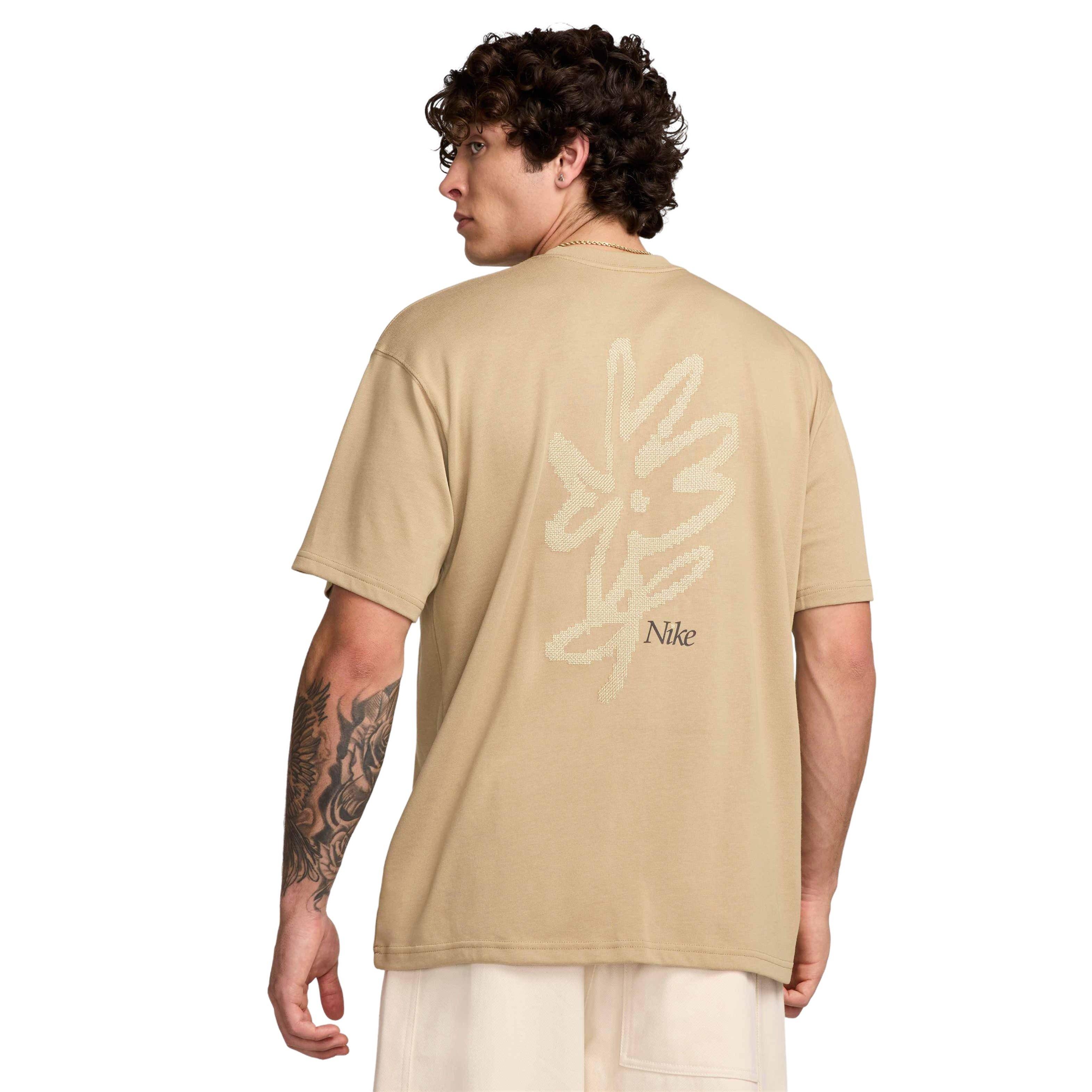 Nike Unisex Sportswear Max90 LBR Craft T-Shirt - BEIGE Thumbnail View 2