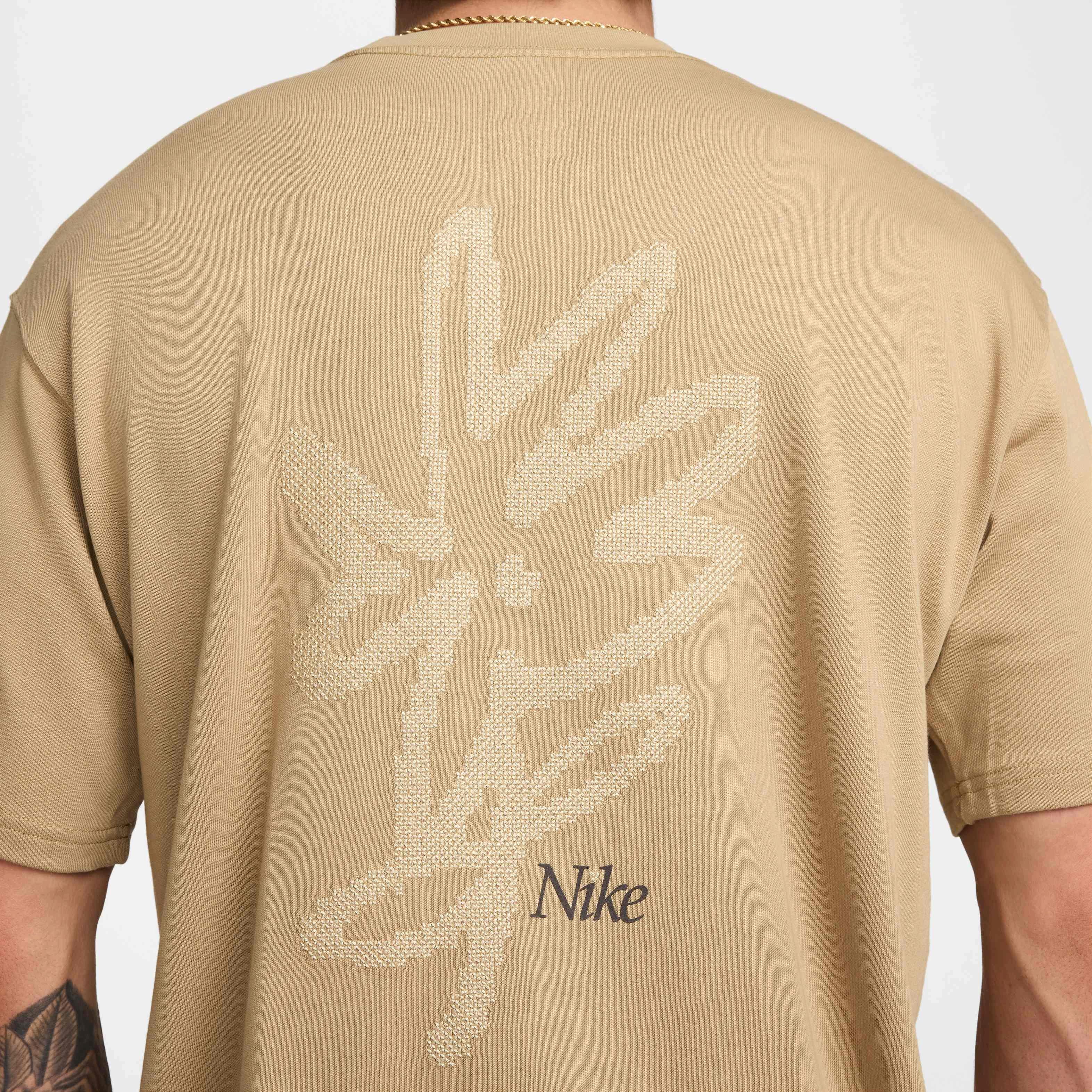 Nike Unisex Sportswear Max90 LBR Craft T-Shirt - BEIGE Thumbnail View 5