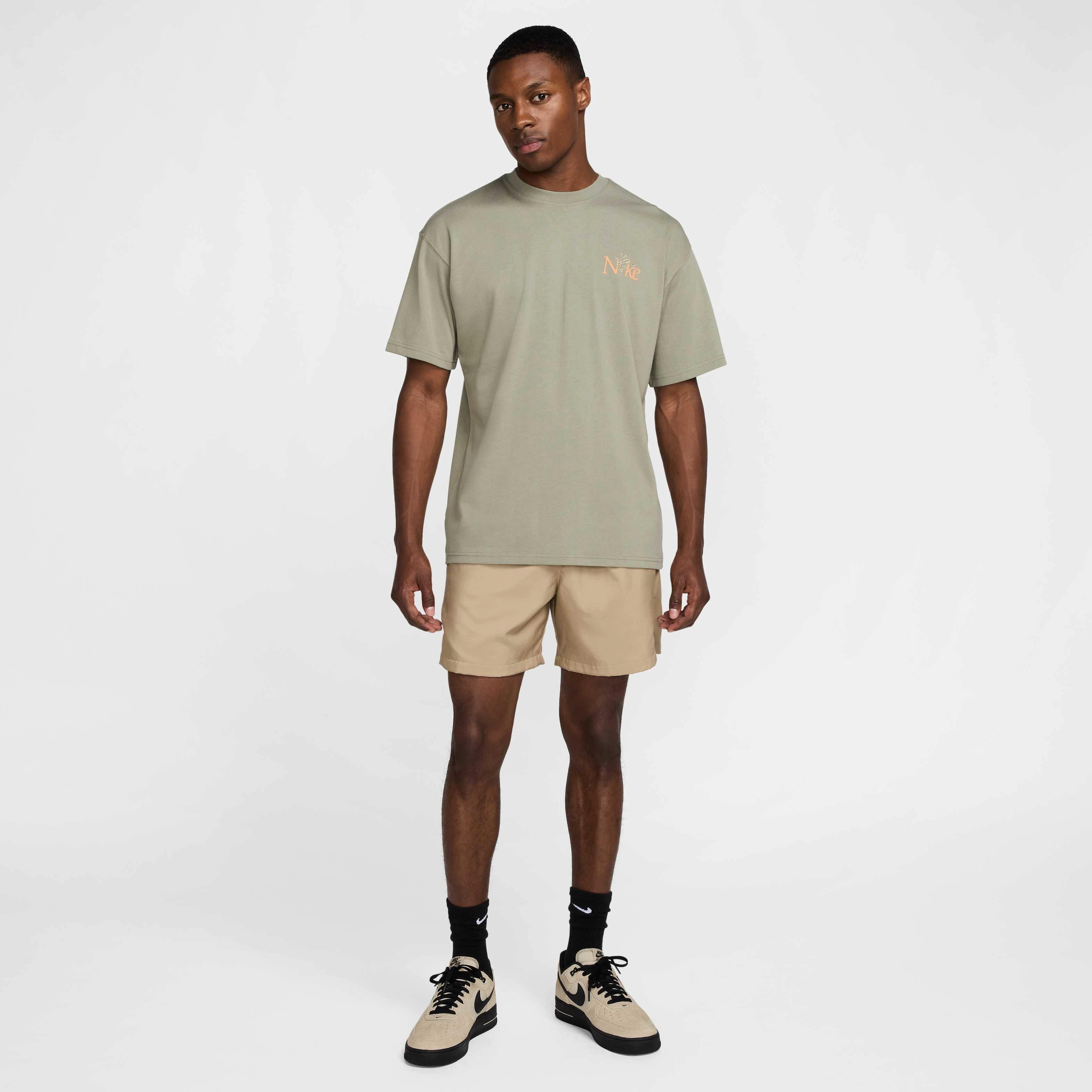 Nike Unisex Sportswear Max90 LBR Craft T-Shirt - GREEN Thumbnail View 6