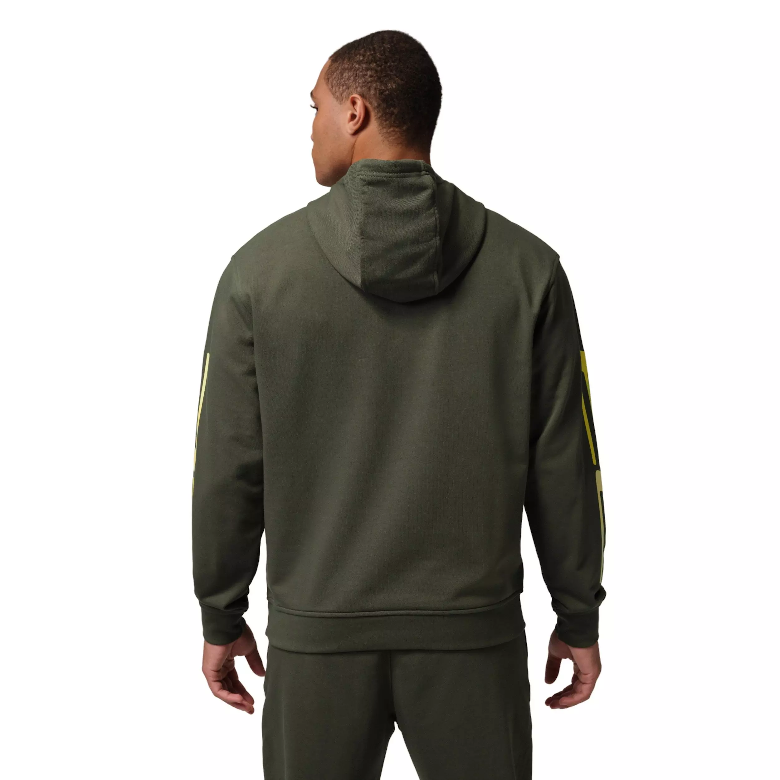 Jordan Men's Sport Crossover Dri-FIT Fleece Graphic Pullover Hoodie - GREEN