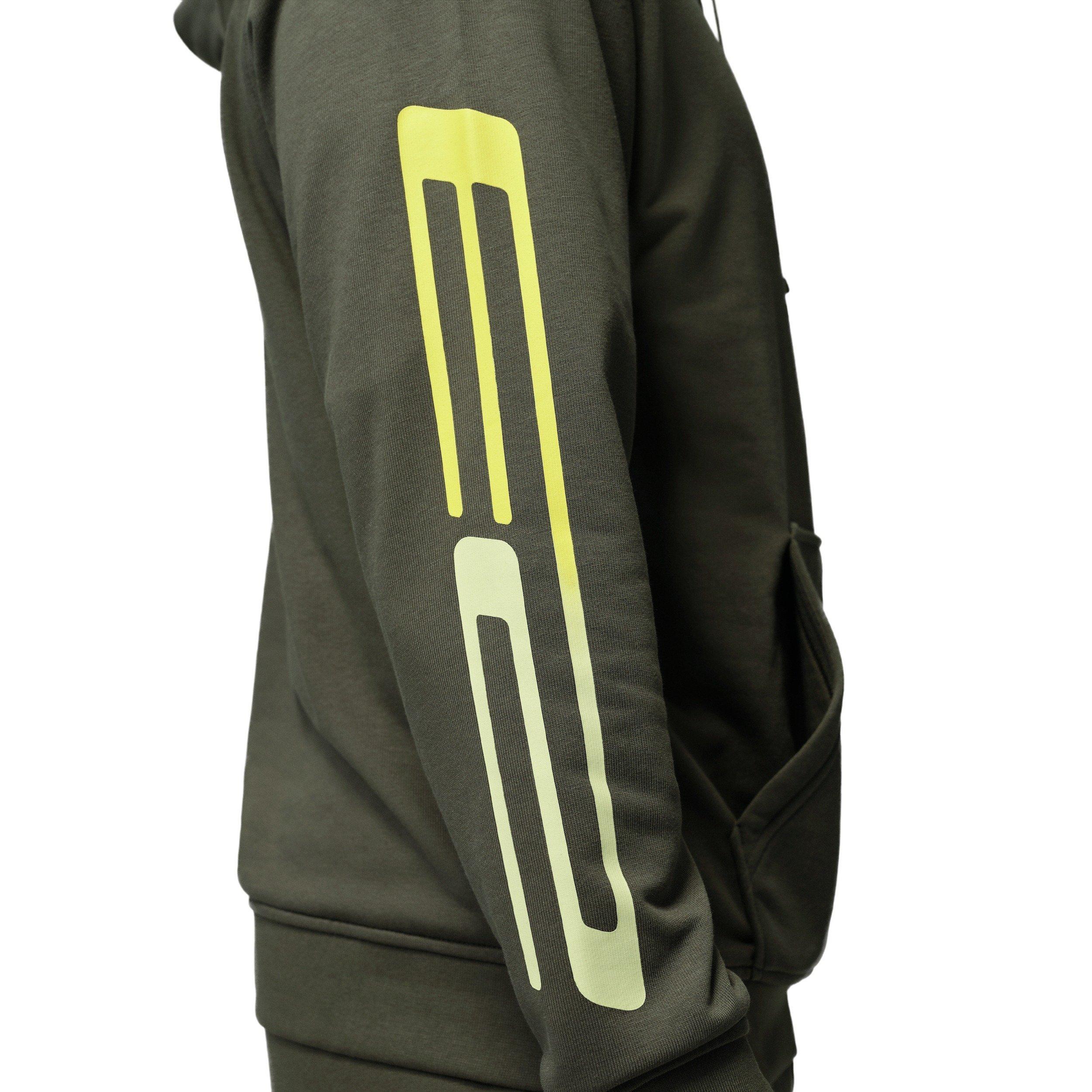 Jordan Men's Sport Crossover Dri-FIT Fleece Graphic Pullover Hoodie - GREEN Thumbnail View 5