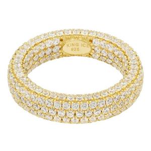 King Ice Eternity Ring - Gold - GOLD