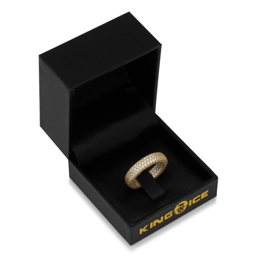 King Ice Eternity Ring - Gold - GOLD