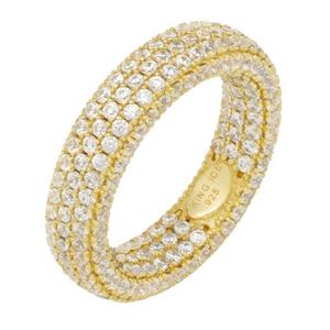 King Ice Eternity Ring - Gold - GOLD