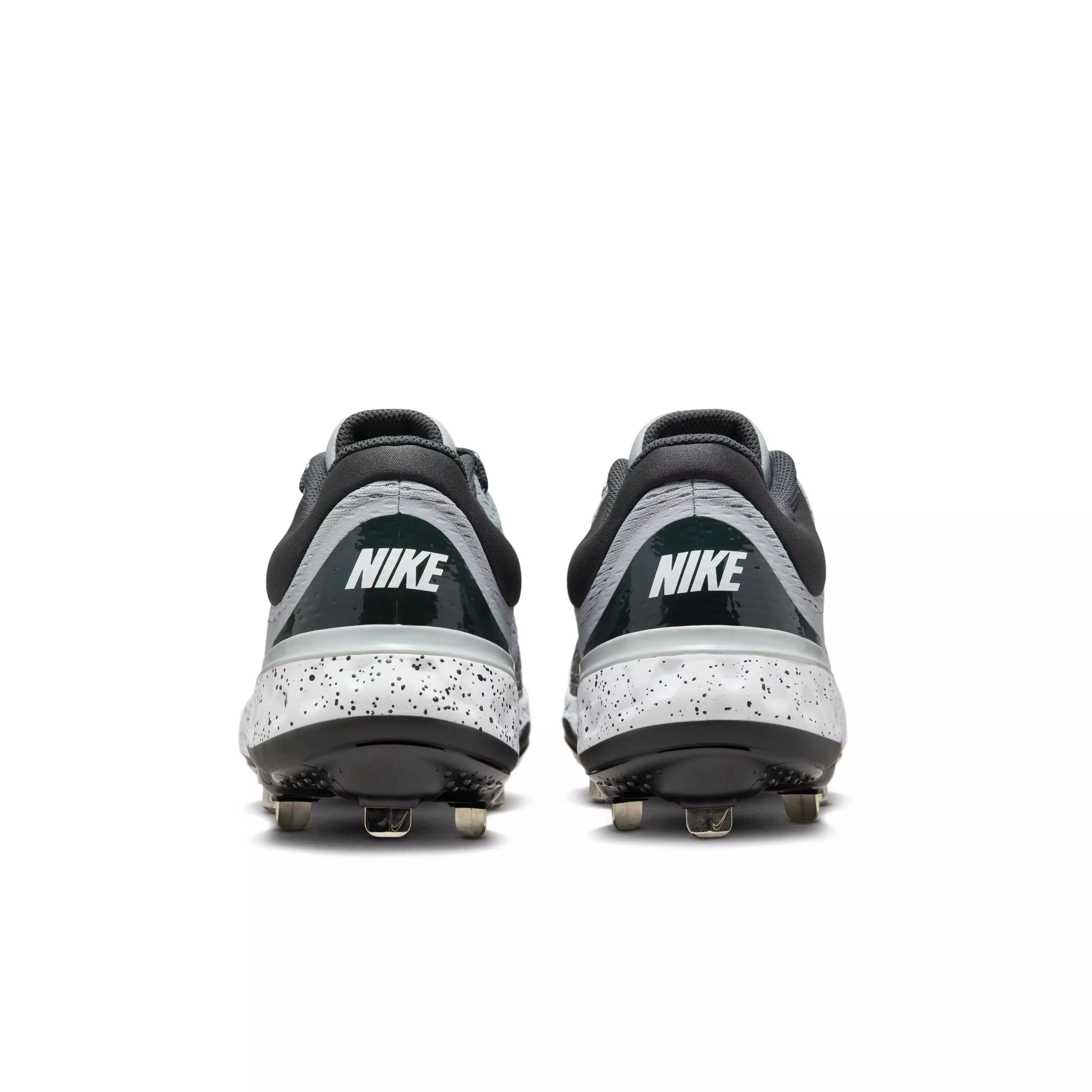 Nike Alpha Huarache Elite 4 Low MCS "Wolf Grey/White/Dark Smoke Grey" Men's Baseball Cleat - GREY/WHITE/DK GREY