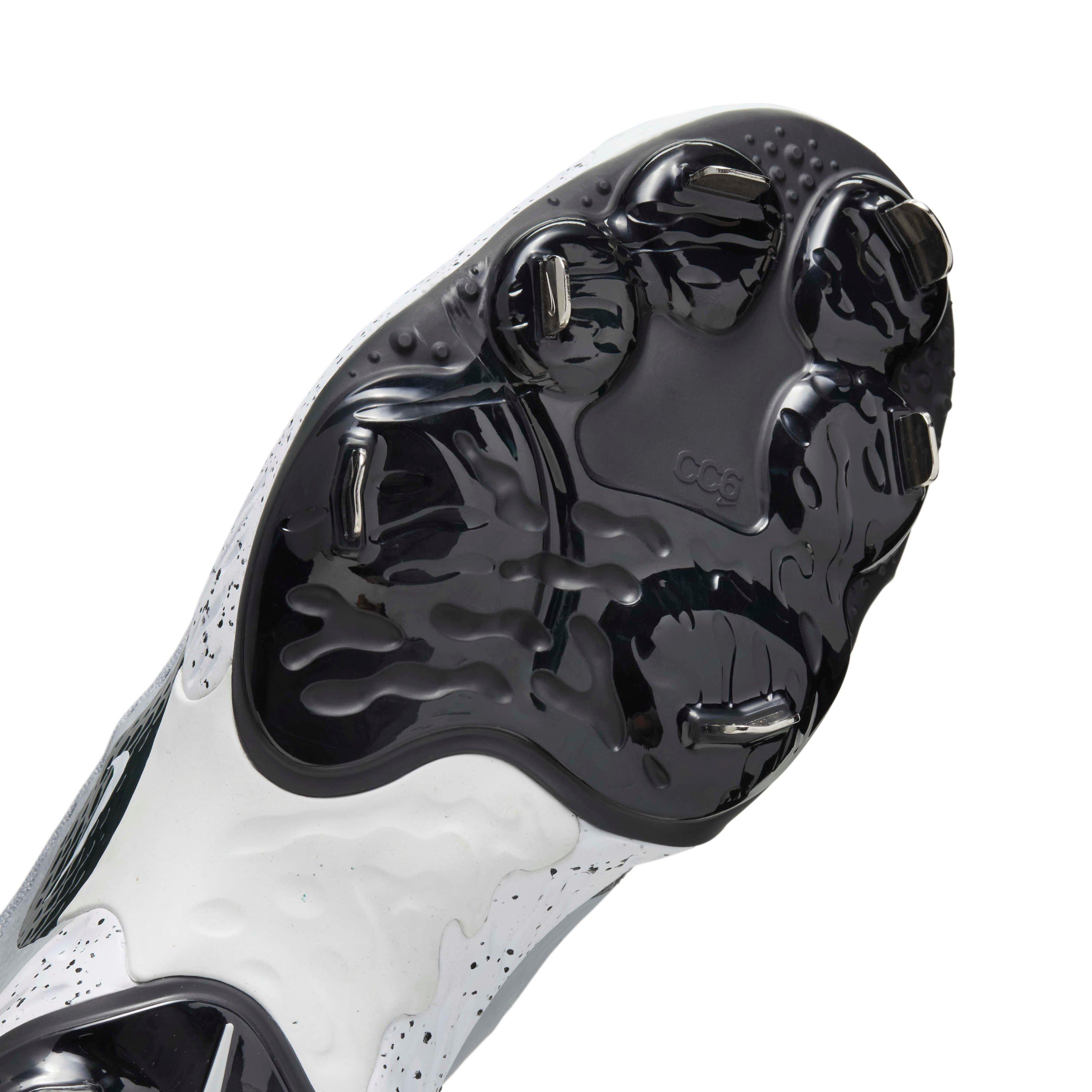 Nike Alpha Huarache Elite 4 Low MCS "Wolf Grey/White/Dark Smoke Grey" Men's Baseball Cleat - GREY/WHITE/DK GREY Thumbnail View 7