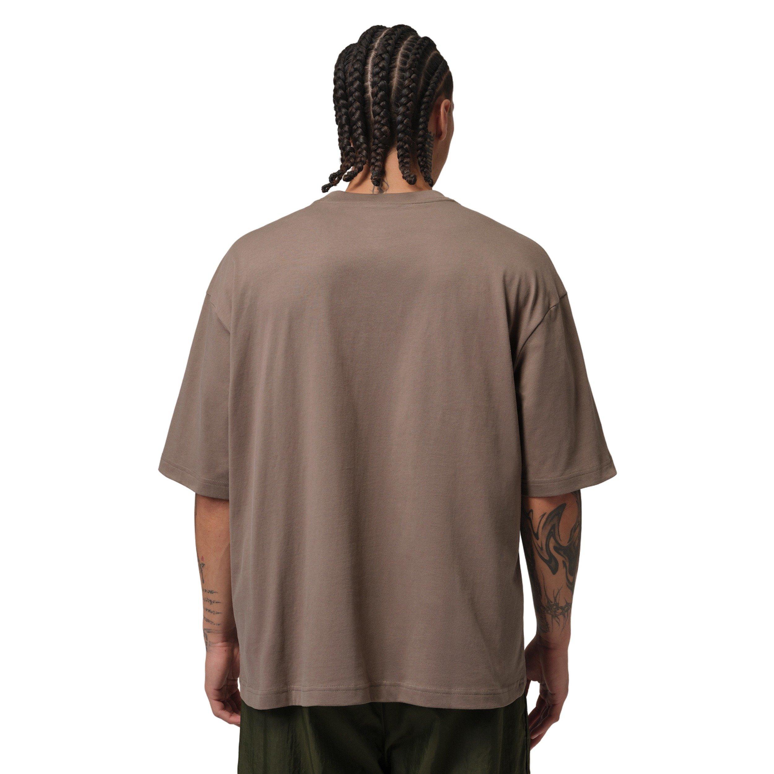 Jordan Men's Sport Dri-FIT Statement Graphic SS Crew T-Shirt - BROWN Thumbnail View 2