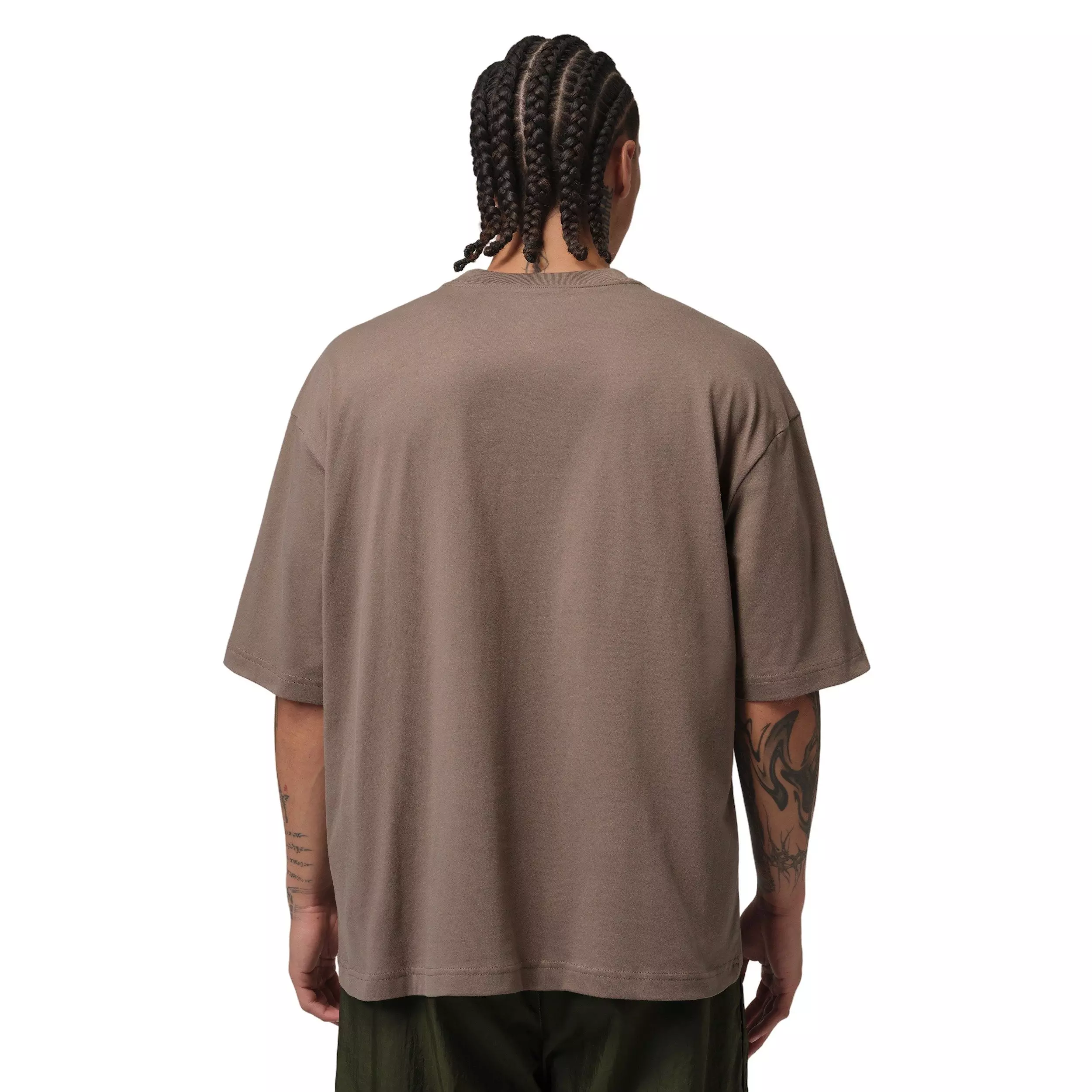 Jordan Men's Sport Dri-FIT Statement Graphic SS Crew T-Shirt - BROWN