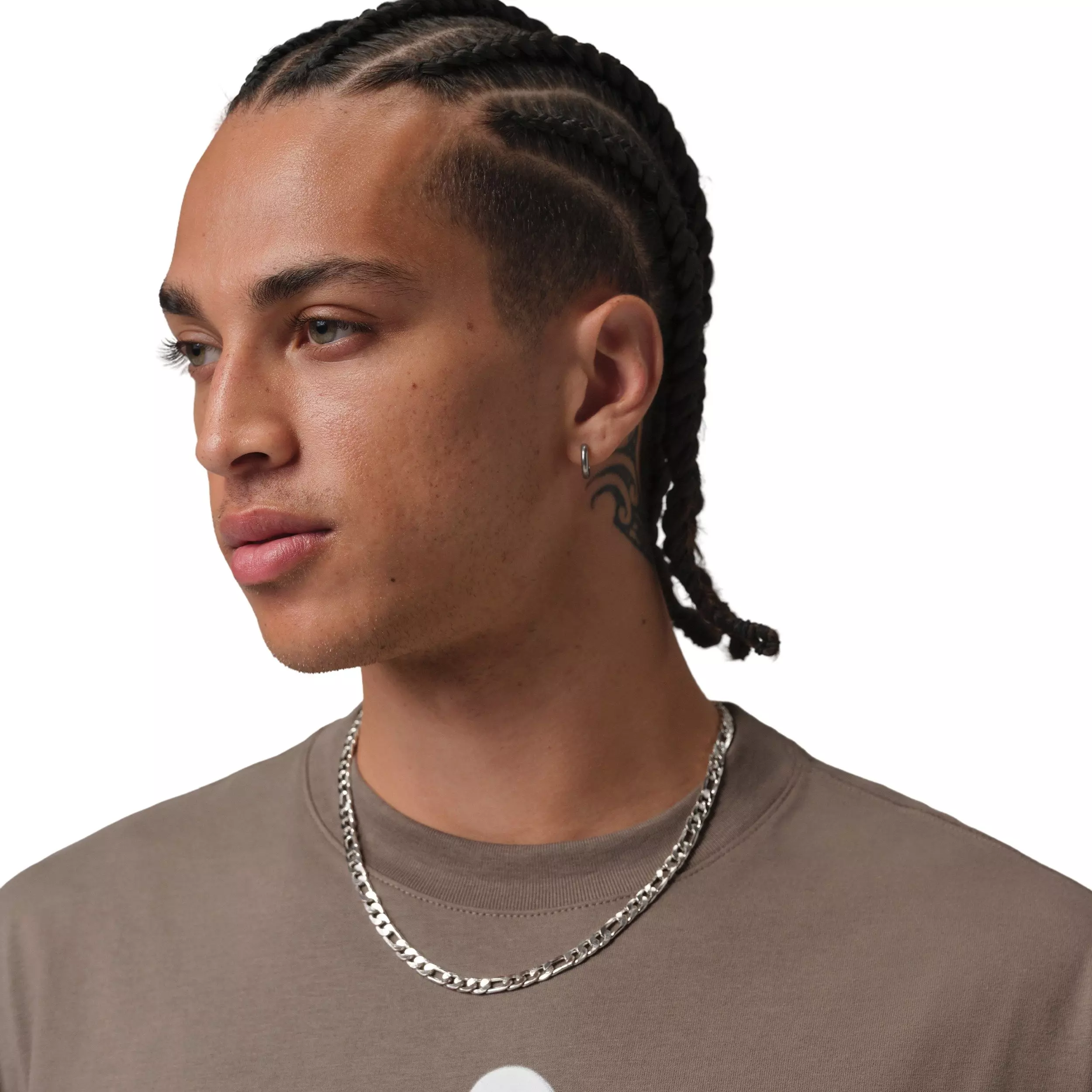 Jordan Men's Sport Dri-FIT Statement Graphic SS Crew T-Shirt - BROWN