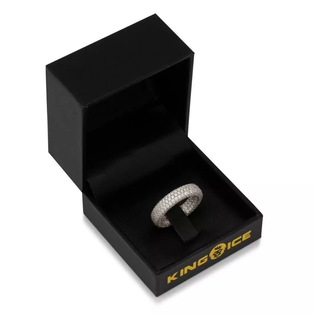 King Ice Eternity Ring - White Gold - WHITE GOLD