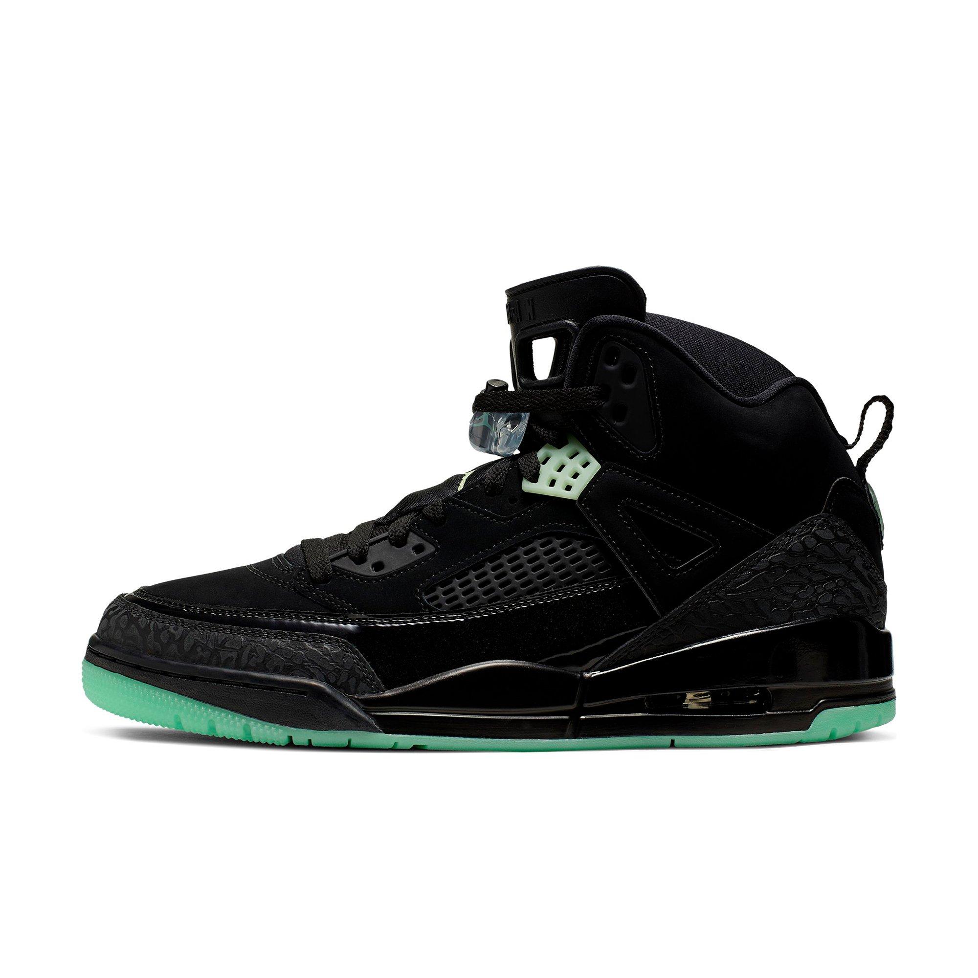 air jordan spizike green glow
