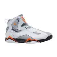 Jordan True Flight "White/Total Orange/Wolf Grey" Men's Shoe - WHITE