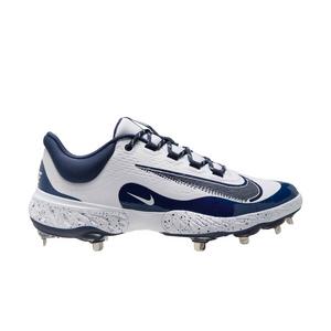 Nike Alpha Huarache Elite 4 Low MCS "White/Navy" Men's Baseball Cleat