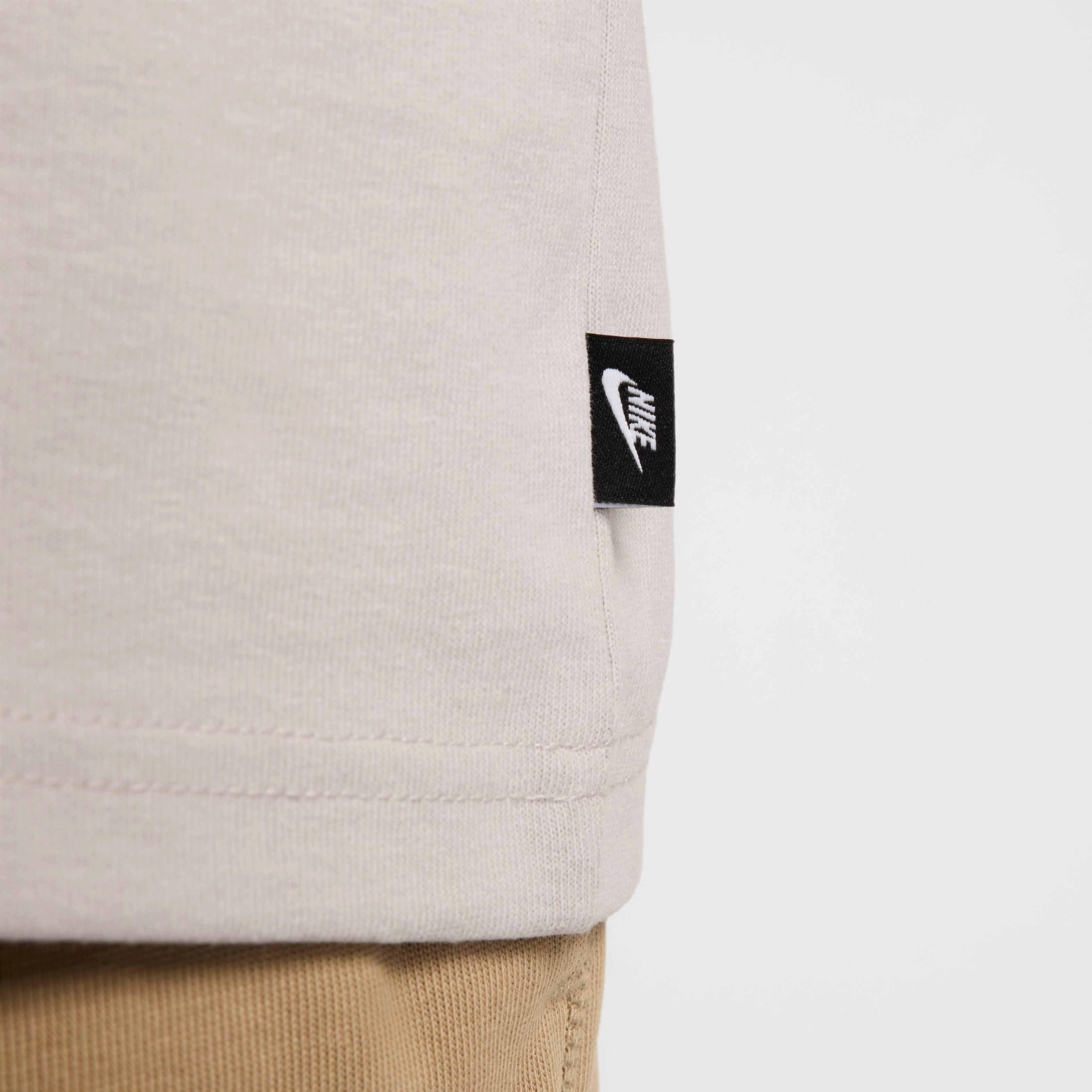 Nike Men's Sportswear Premium Essentials Long-Sleeve T-Shirt - GREY Thumbnail View 5