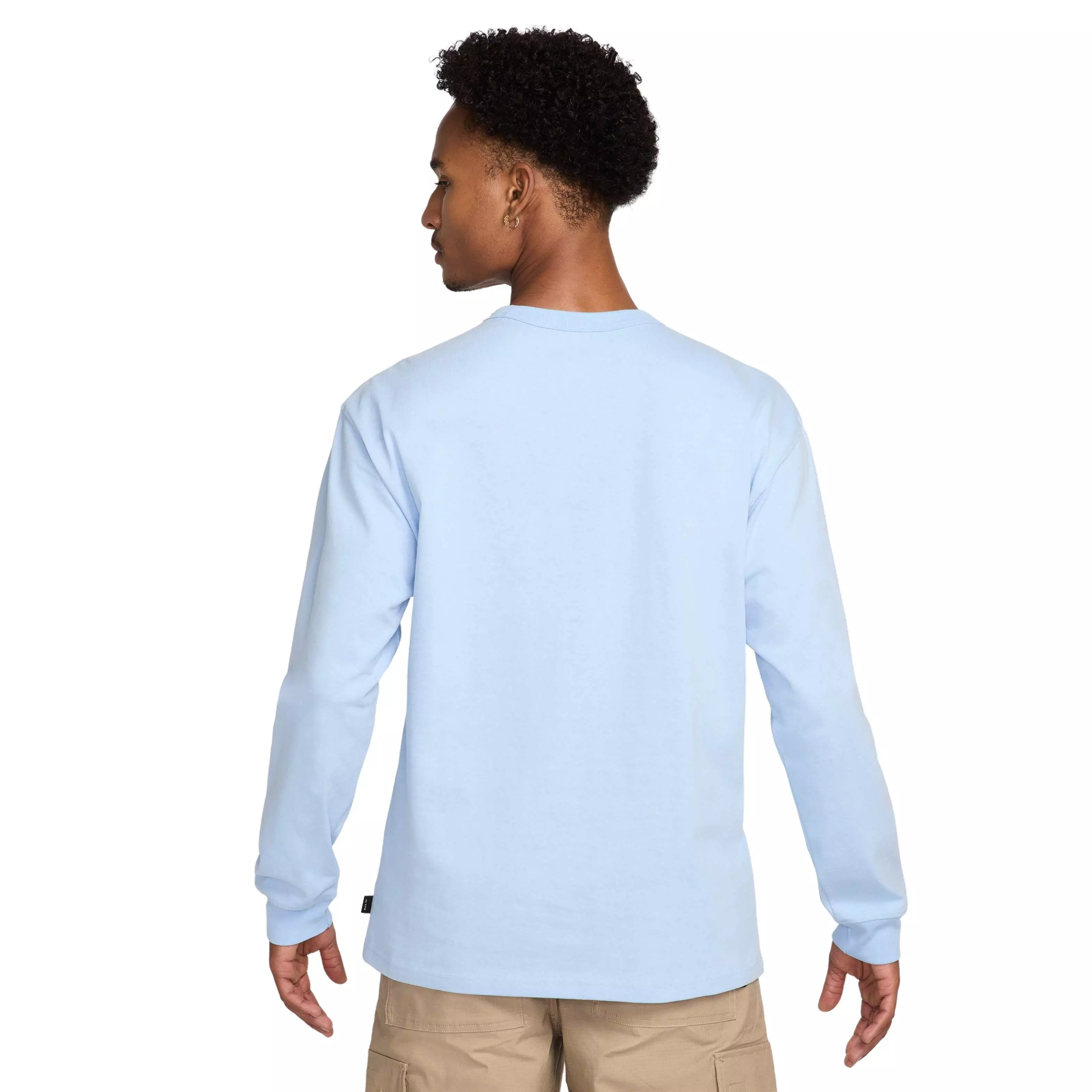 Nike Men's Sportswear Premium Essentials Long-Sleeve T-Shirt - BLUE