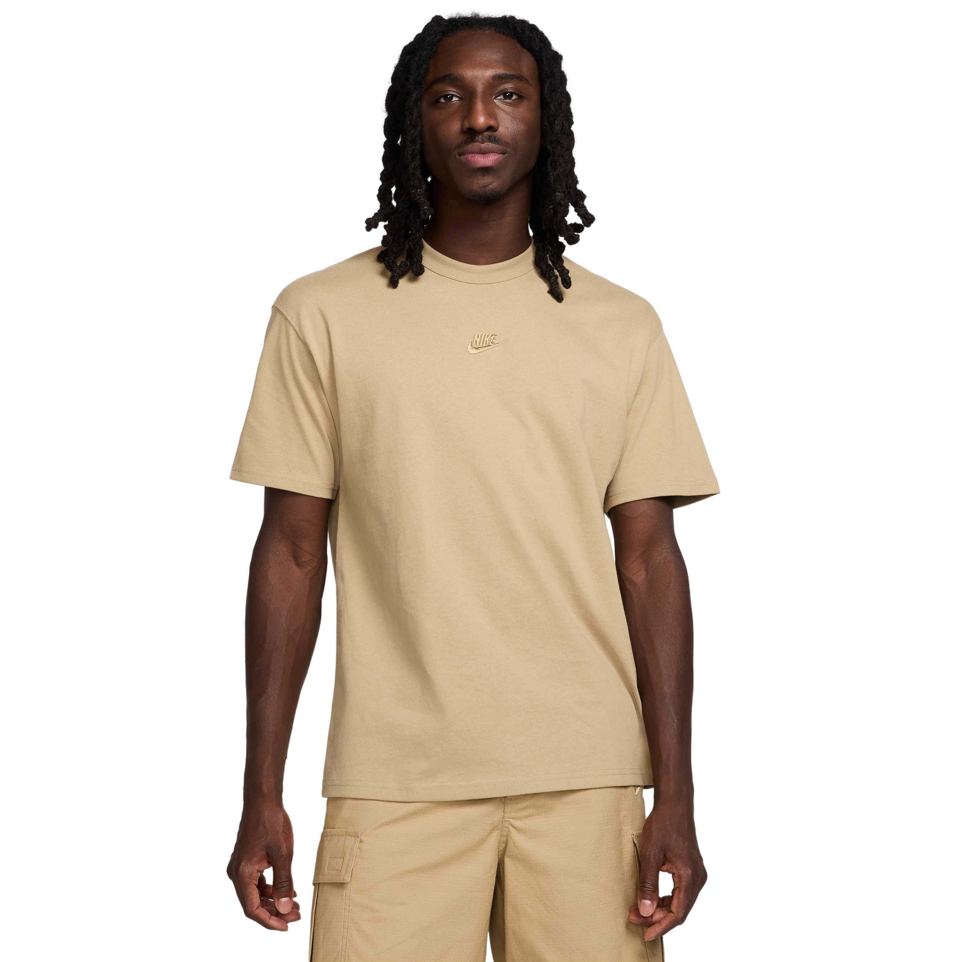 Nike Men's Sportswear Premium Essentials T-Shirt - BEIGE Thumbnail View 1
