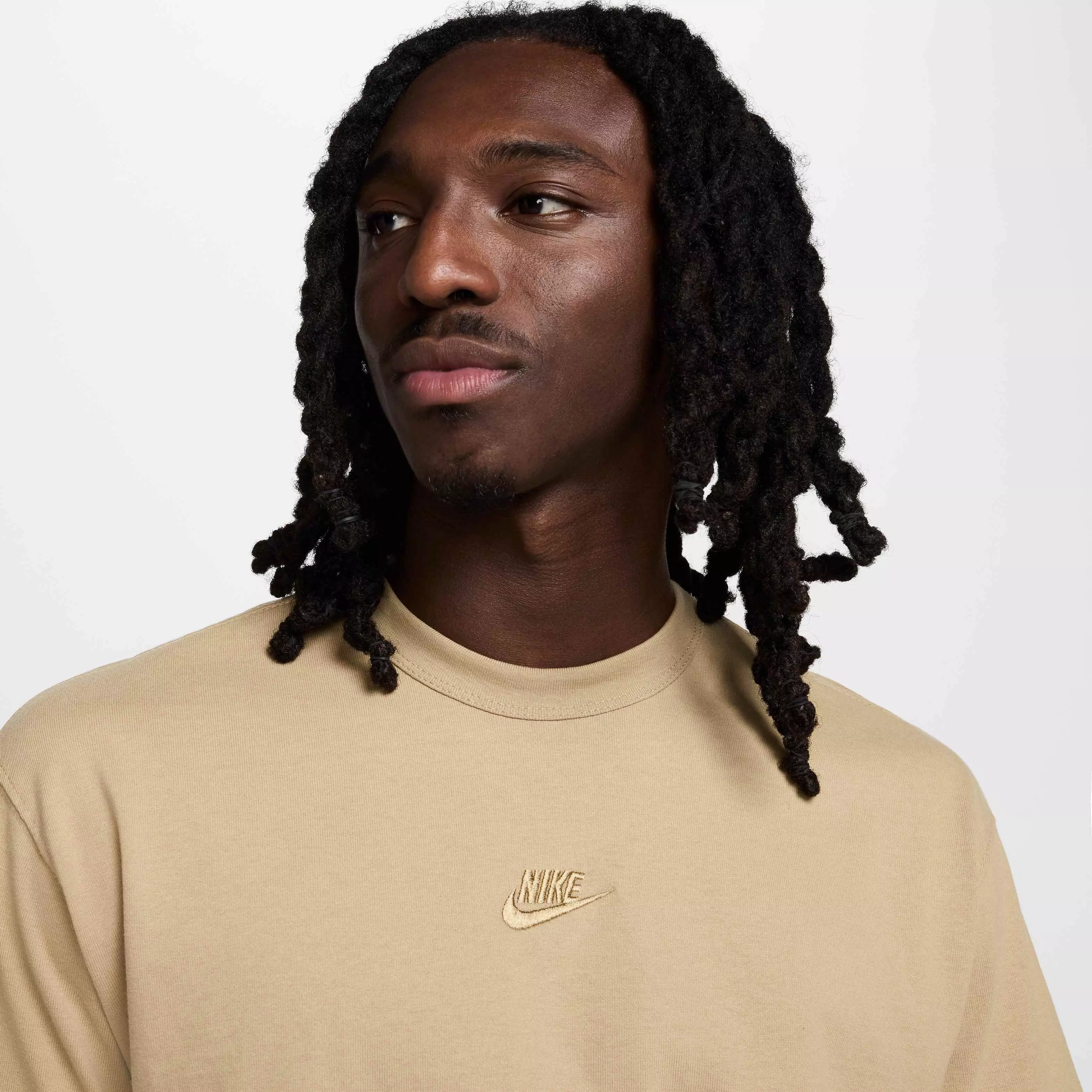 Nike Men's Sportswear Premium Essentials T-Shirt - BEIGE