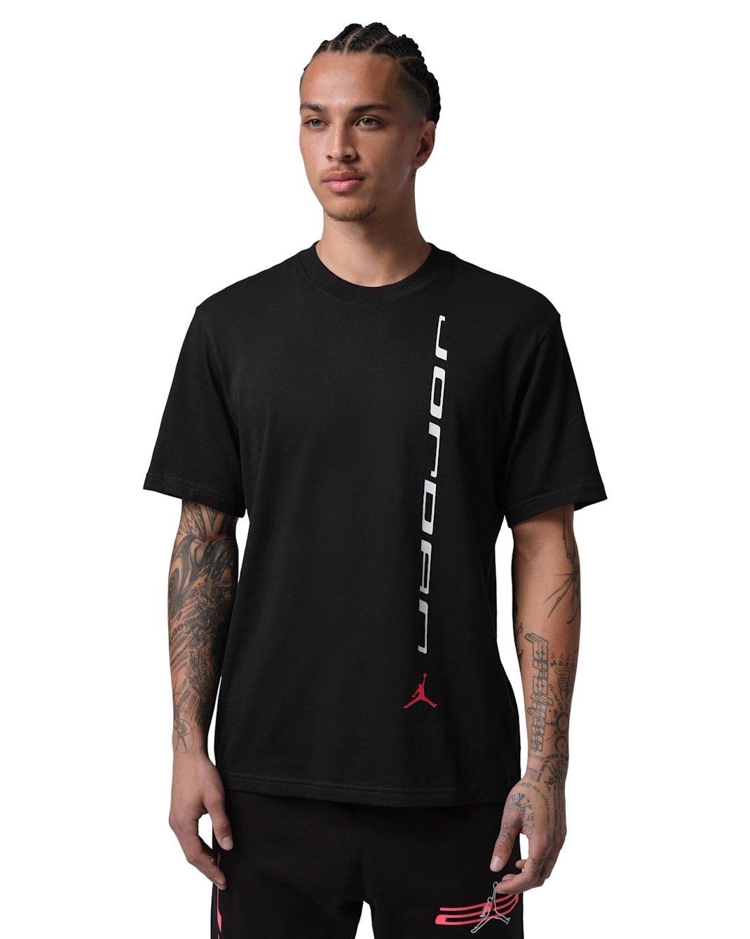 Jordan Men's Sport Graphic Dri-FIT Short-Sleeve T-Shirt - BLACK/WHITE Thumbnail View 1