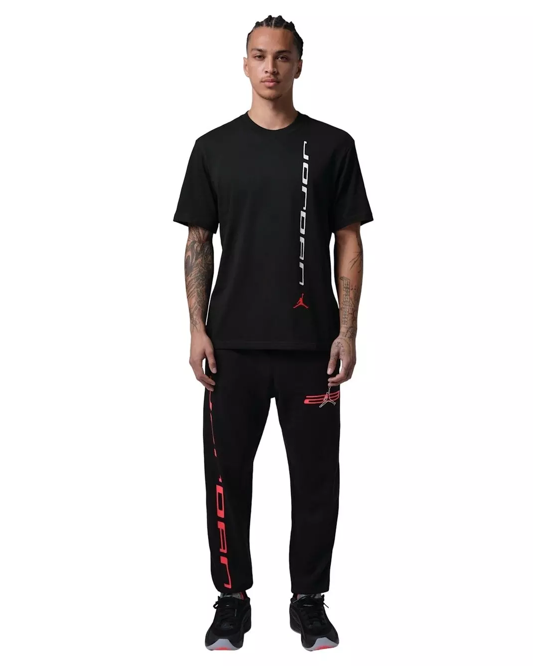 Jordan Men's Sport Graphic Dri-FIT Short-Sleeve T-Shirt - BLACK/WHITE