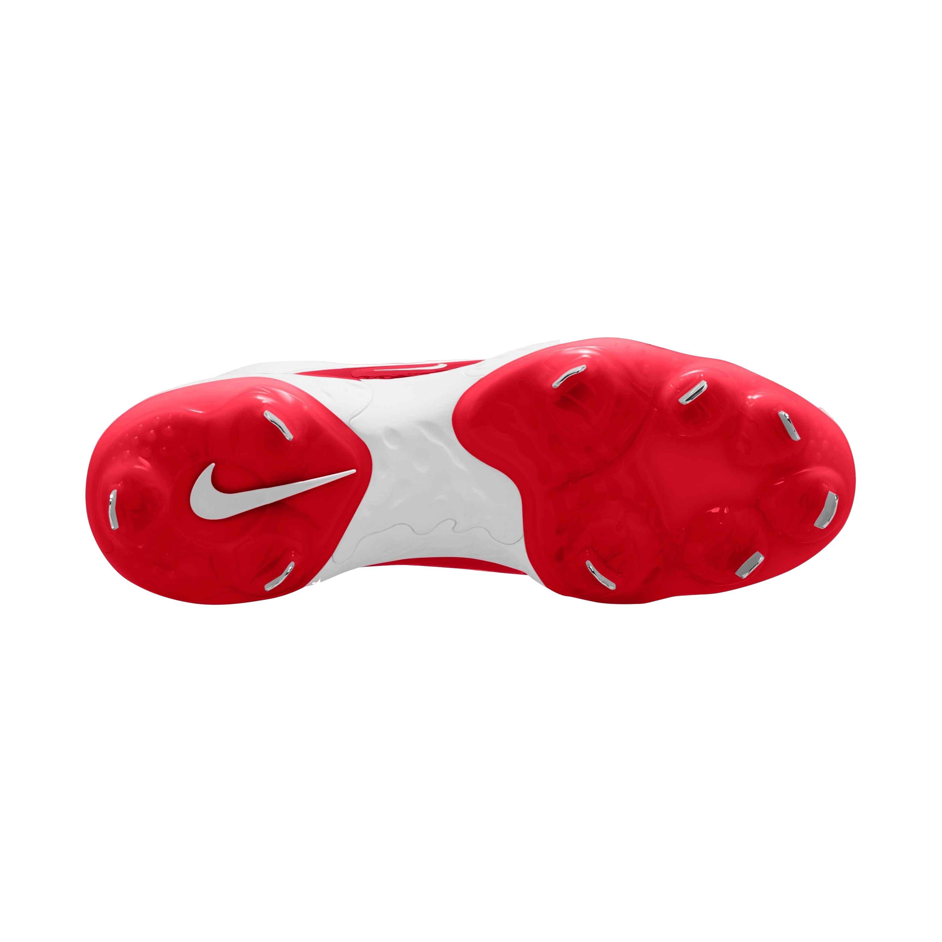 New Mens Size 15 White Red Nike Alpha Huarache Varsity 4 Low Baseball Cleats Nike Alpha Huarache Elite 4 Low MCS Cleat White | Hibbett main image 2