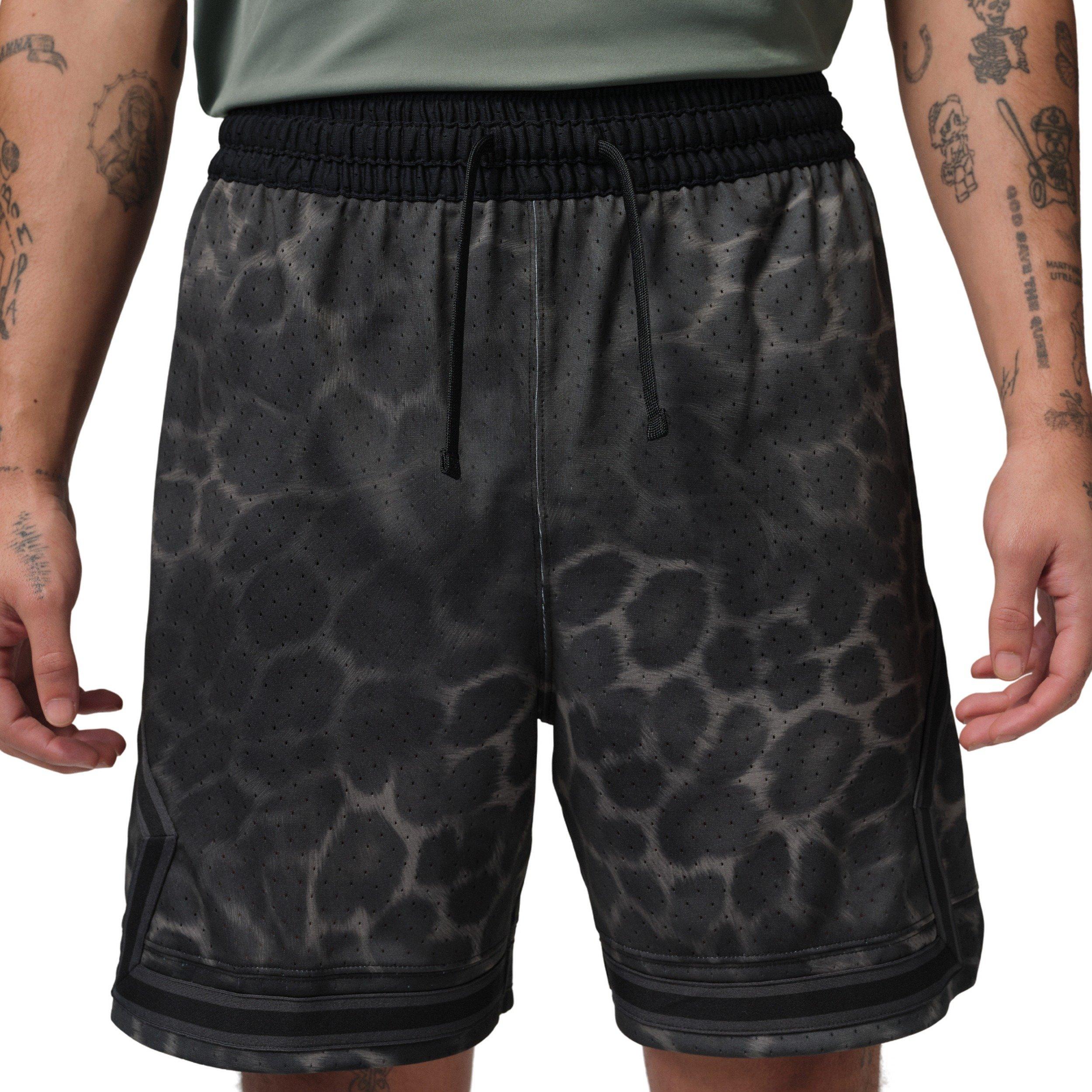 Jordan Men's Sport Dri-FIT Printed Diamond Shorts - BLACK Thumbnail View 1