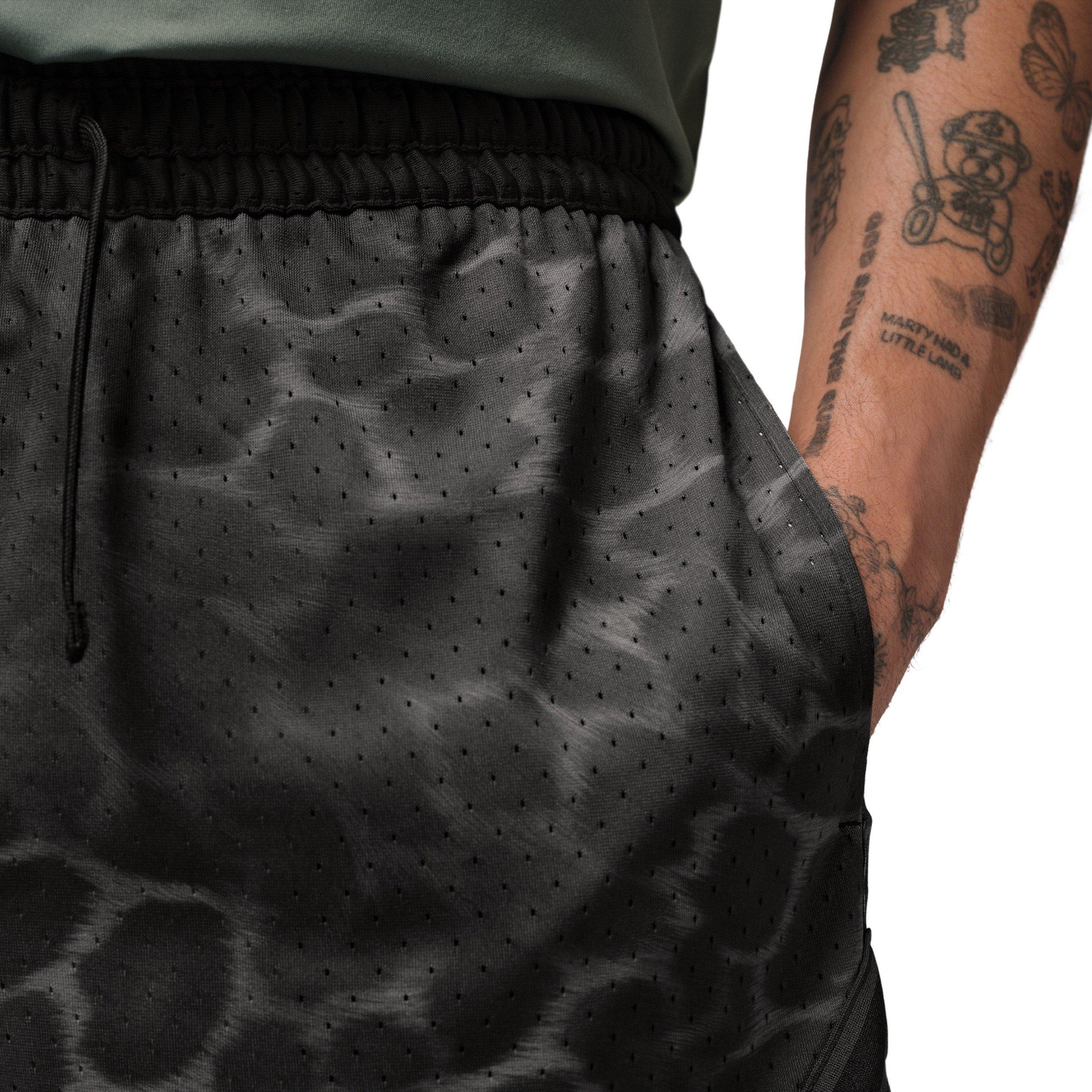 Jordan Men's Sport Dri-FIT Printed Diamond Shorts - BLACK Thumbnail View 3