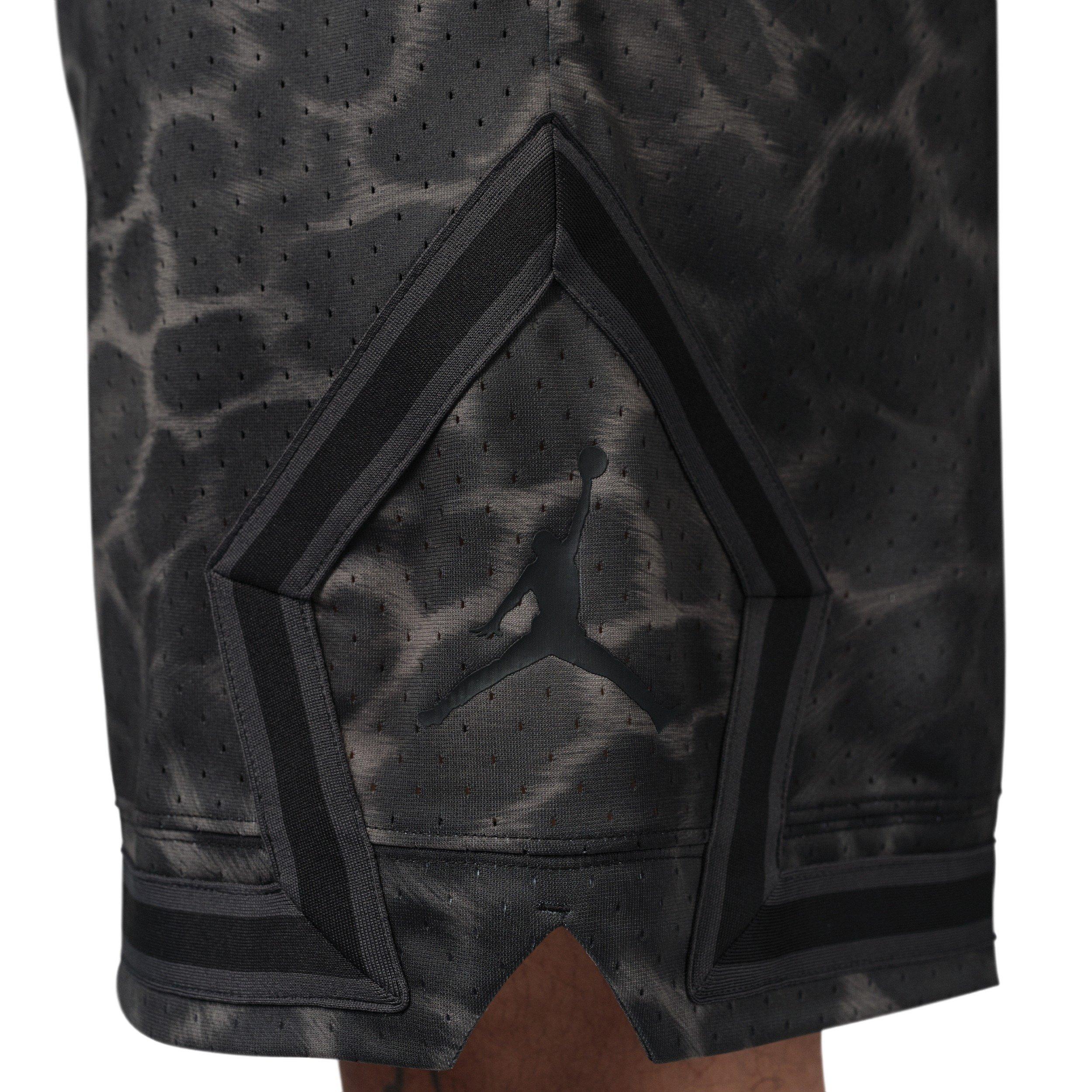 Jordan Men's Sport Dri-FIT Printed Diamond Shorts - BLACK Thumbnail View 4