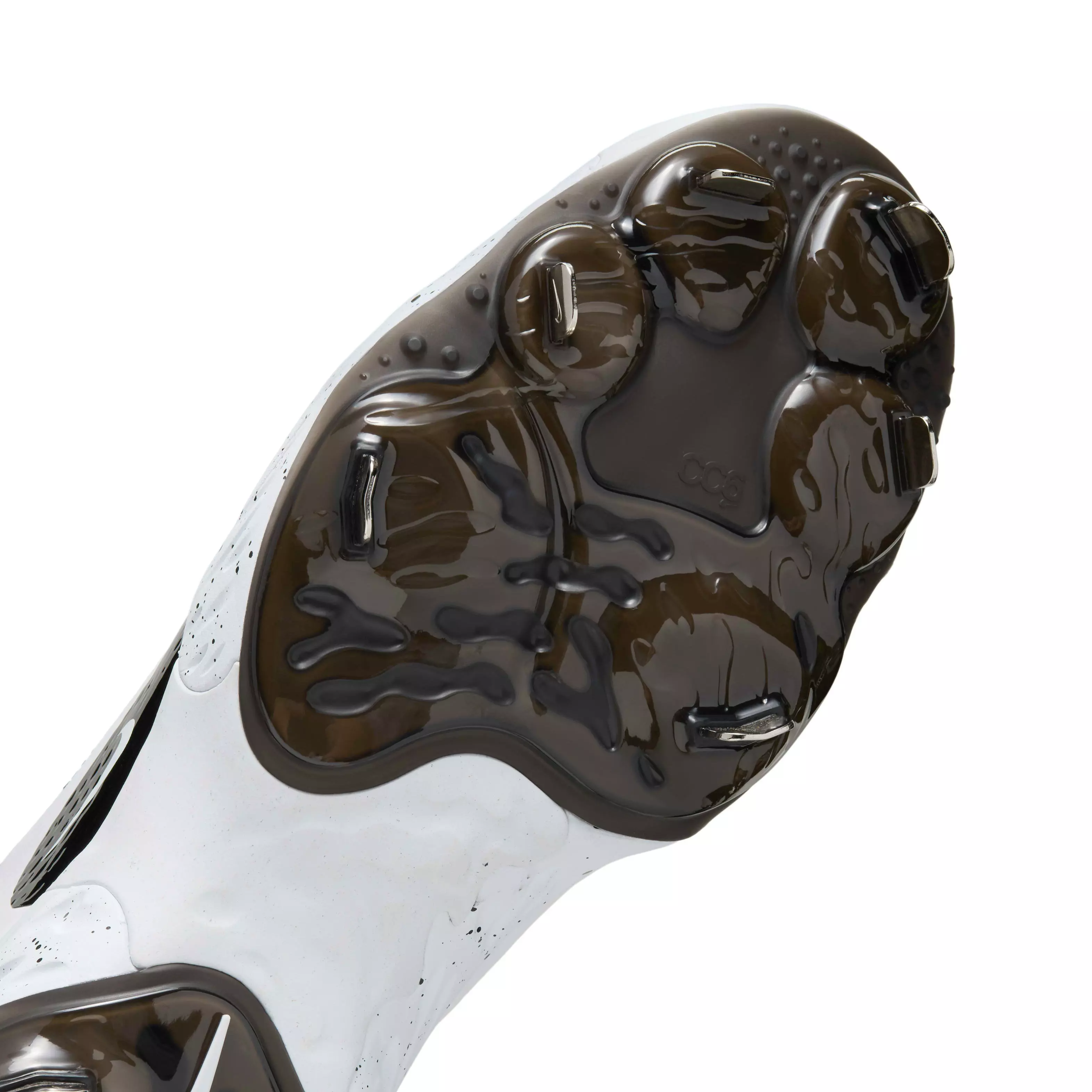 Nike Alpha Huarache Elite 4 Low MCS "White/Black" Men's Baseball Cleat - WHITE/BLACK