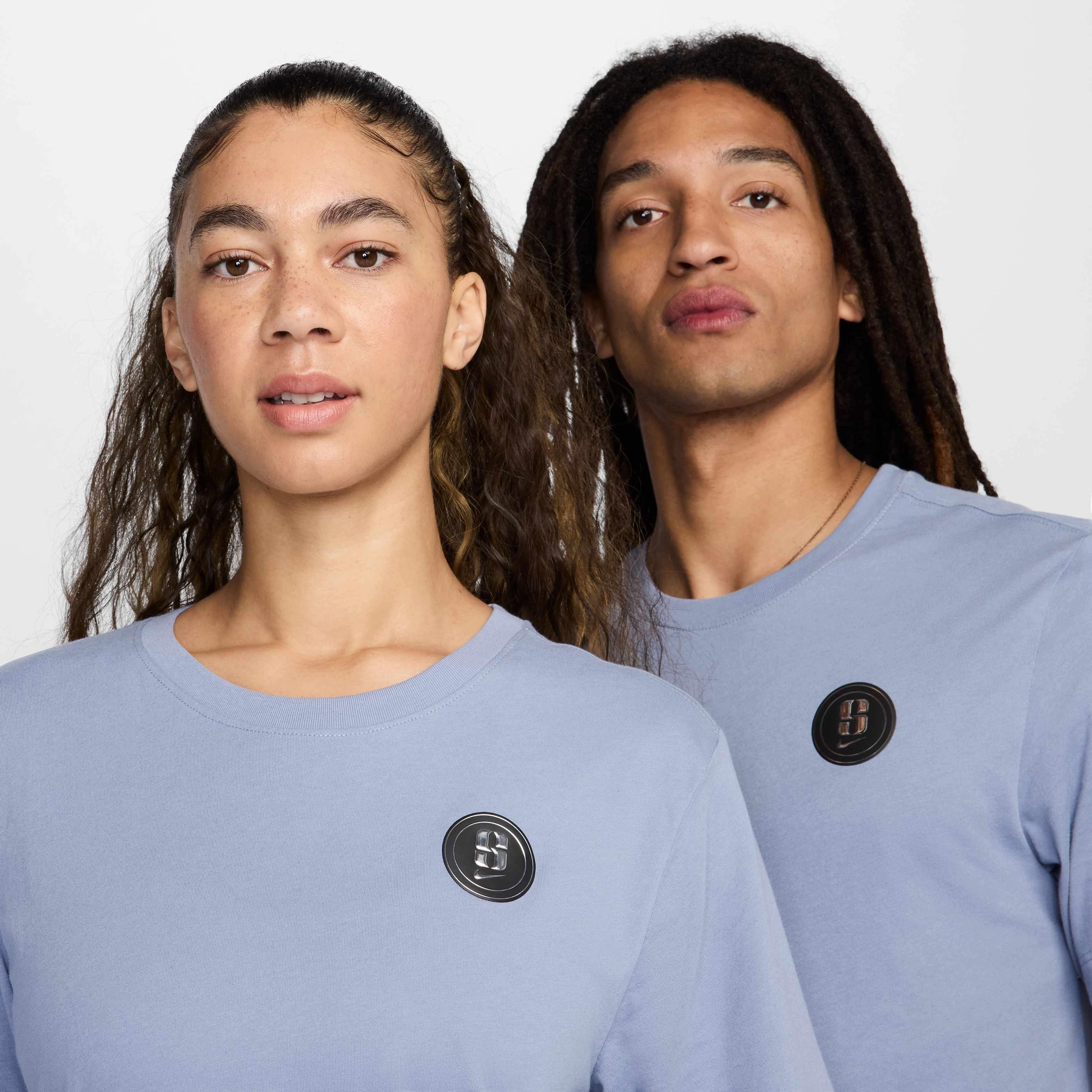 Sabrina Men's FA24 Dri-FIT Basketball T-Shirt -Blue - BLUE Thumbnail View 3