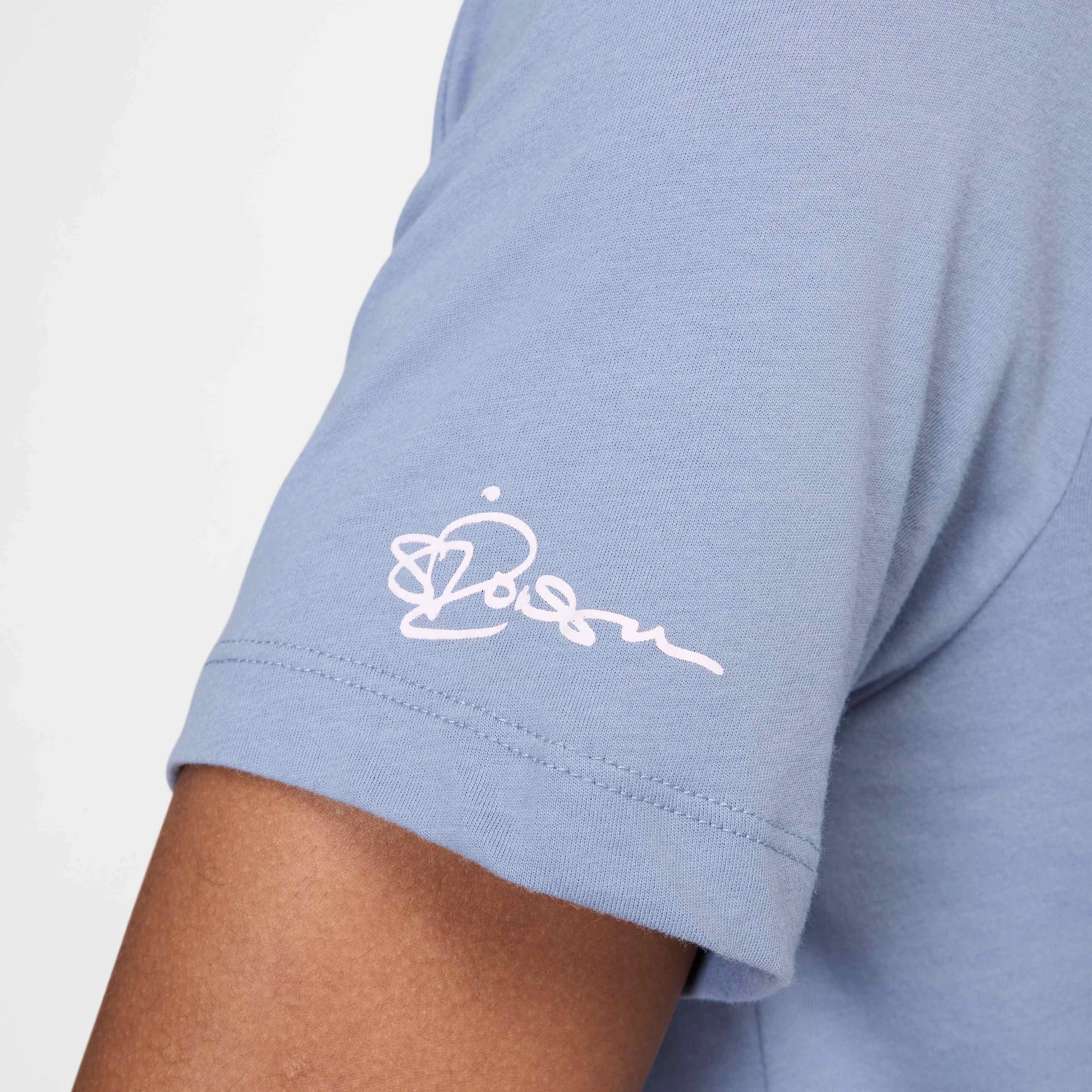 Sabrina Men's FA24 Dri-FIT Basketball T-Shirt -Blue - BLUE Thumbnail View 5