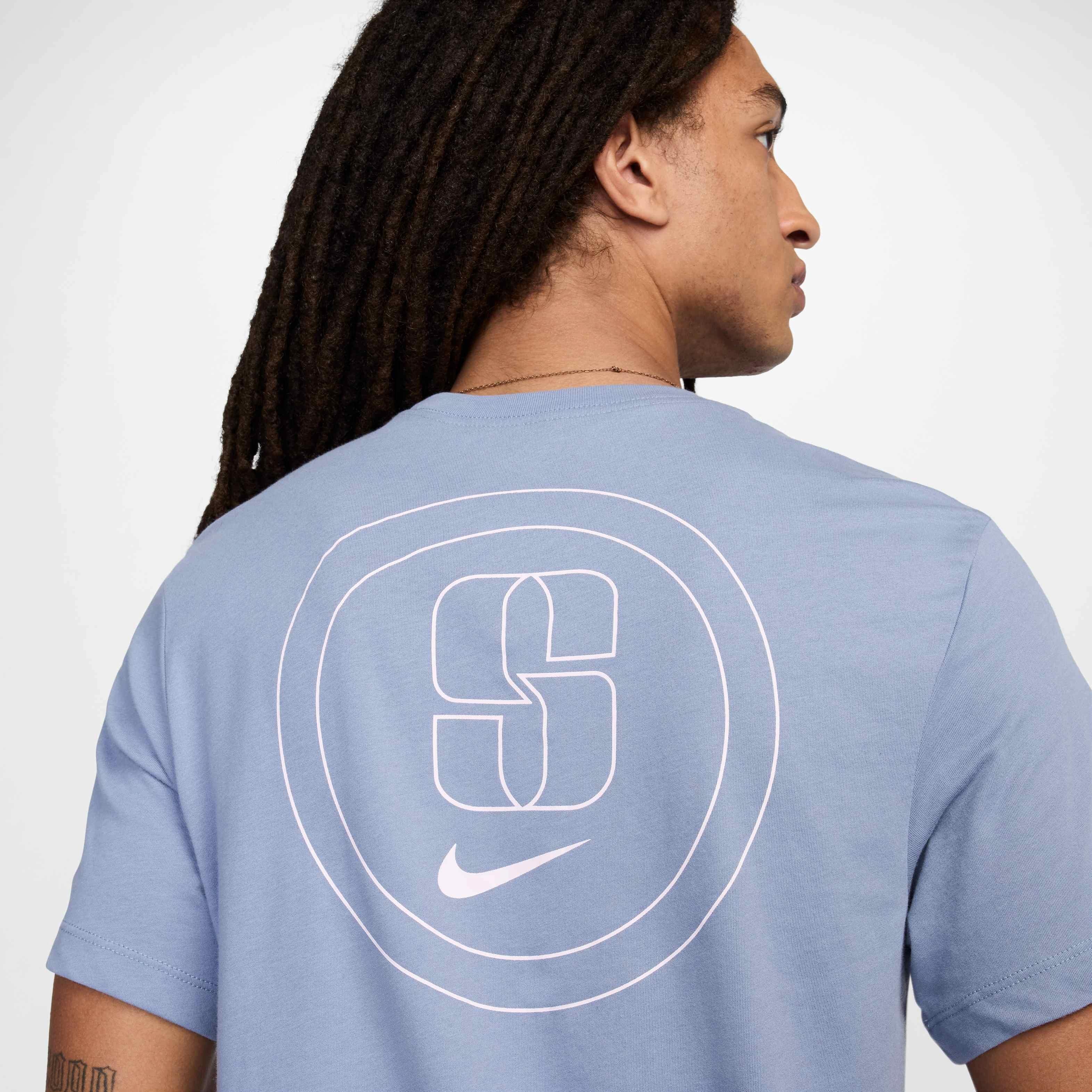 Sabrina Men's FA24 Dri-FIT Basketball T-Shirt -Blue - BLUE Thumbnail View 6