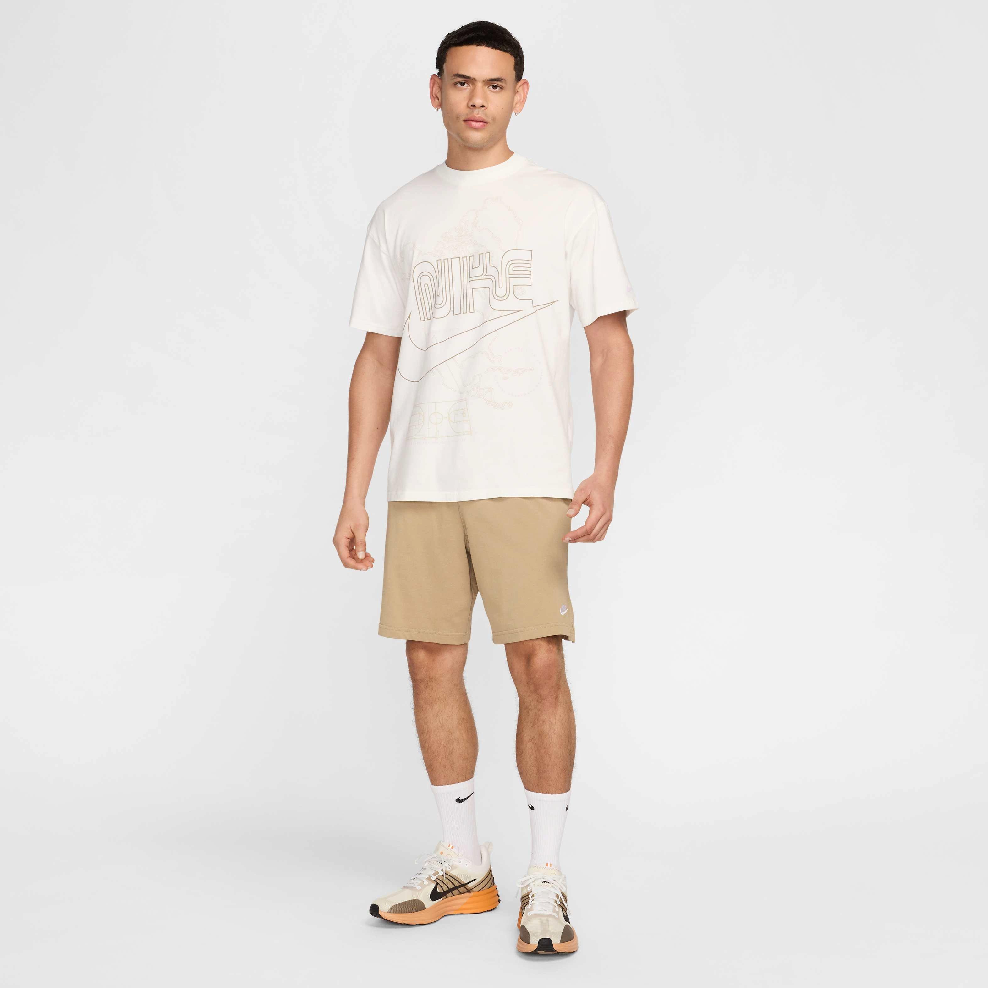 Nike Men's Sportswear Max90 ASW Bay T-Shirt -White - WHITE Thumbnail View 6