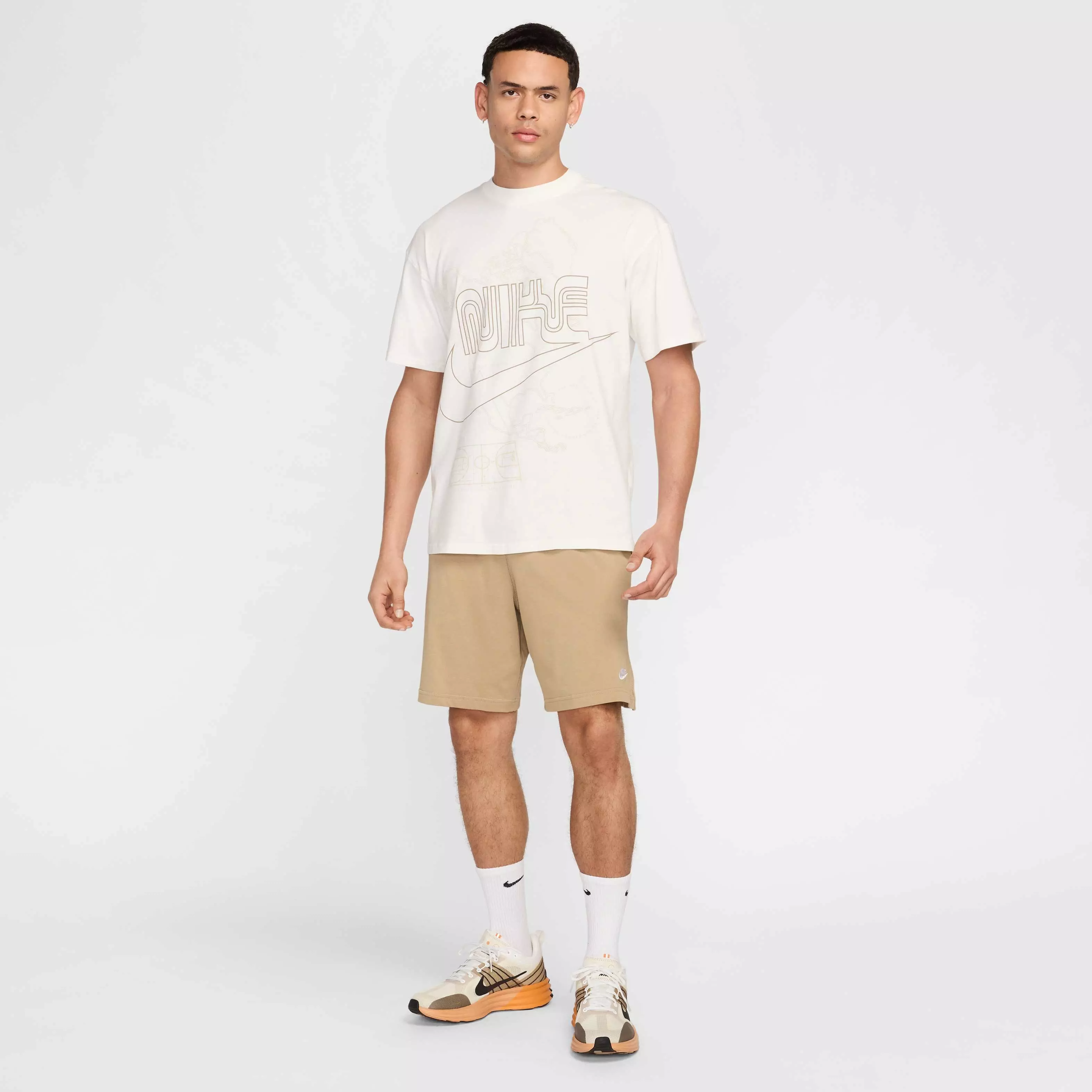 Nike Men's Sportswear Max90 ASW Bay T-Shirt -White - WHITE