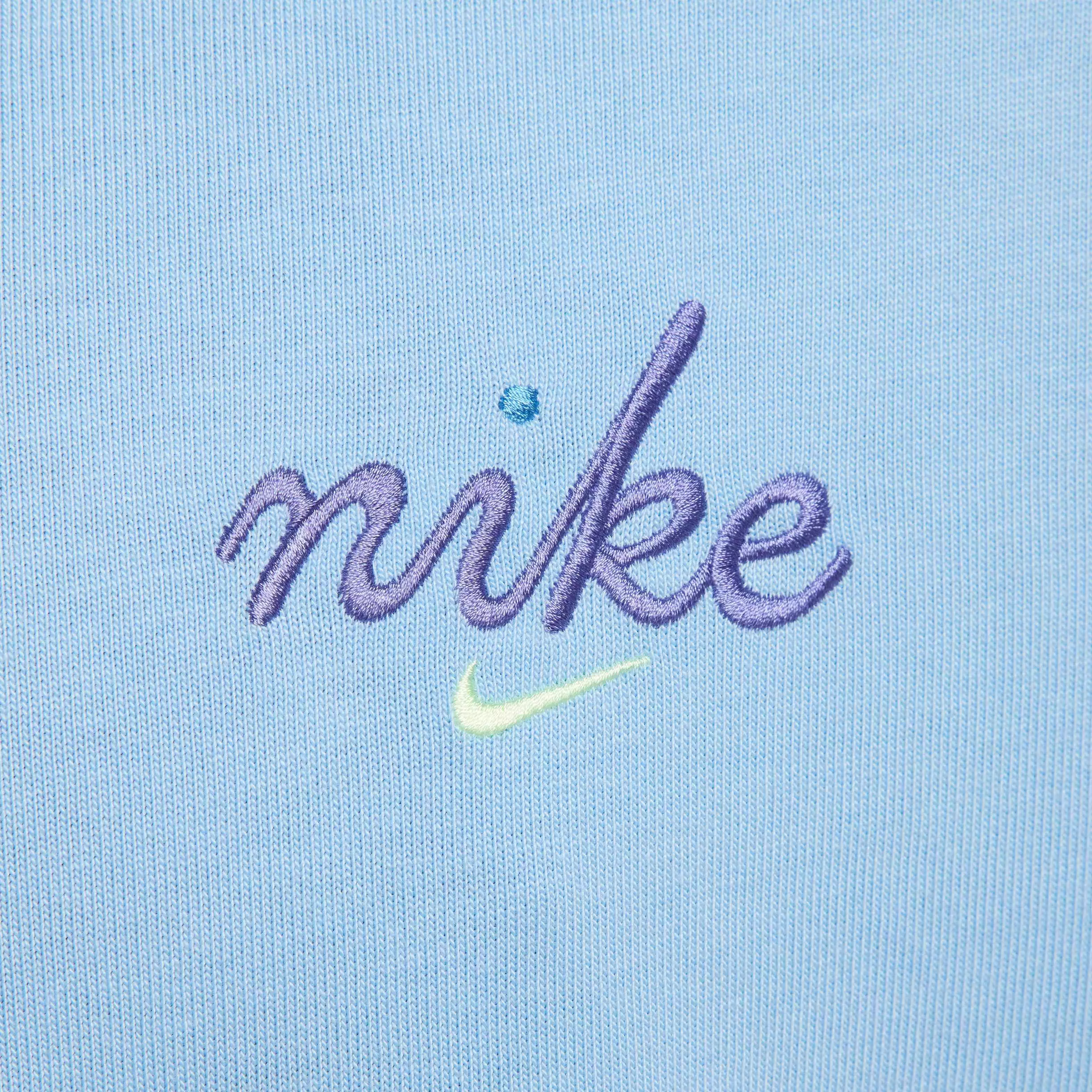 Nike Unisex Sportswear Long-Sleeved Max90 LBR Craft T-Shirt - LT BLUE
