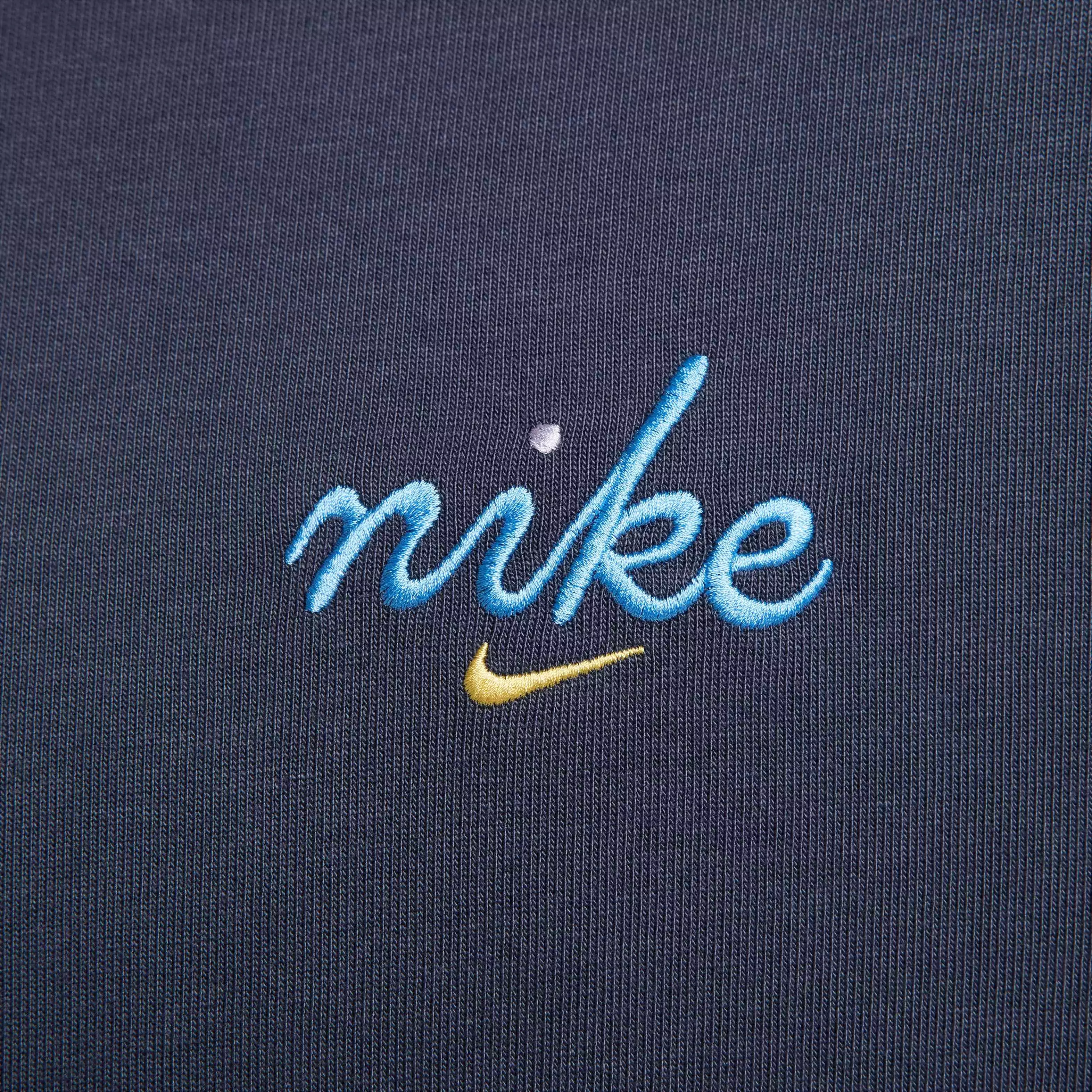Nike Unisex Sportswear Long-Sleeved Max90 LBR Craft T-Shirt - DK BLUE