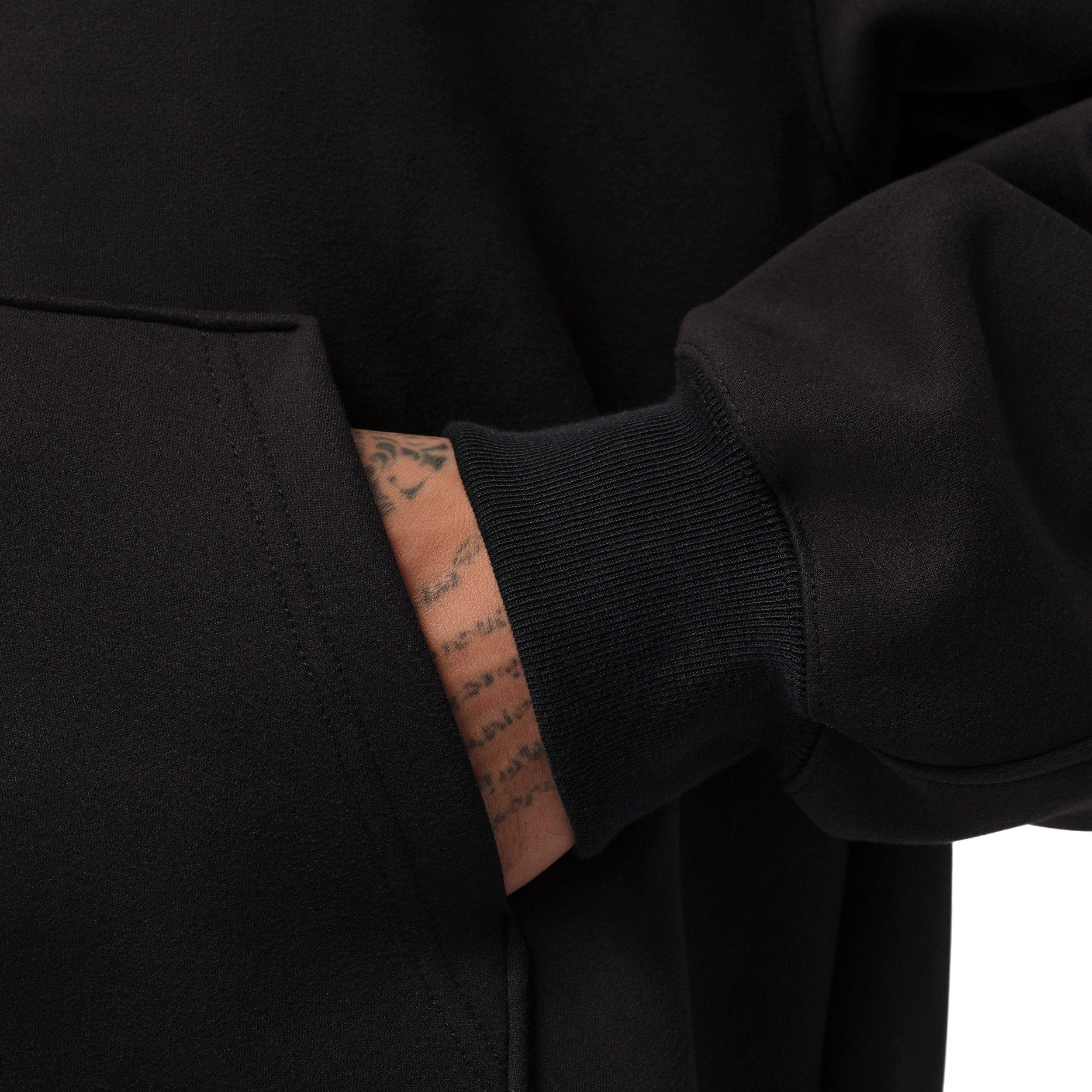 Jordan Men's Flight Club Fleece Full-Zip Knit Jacket - BLACK Thumbnail View 5