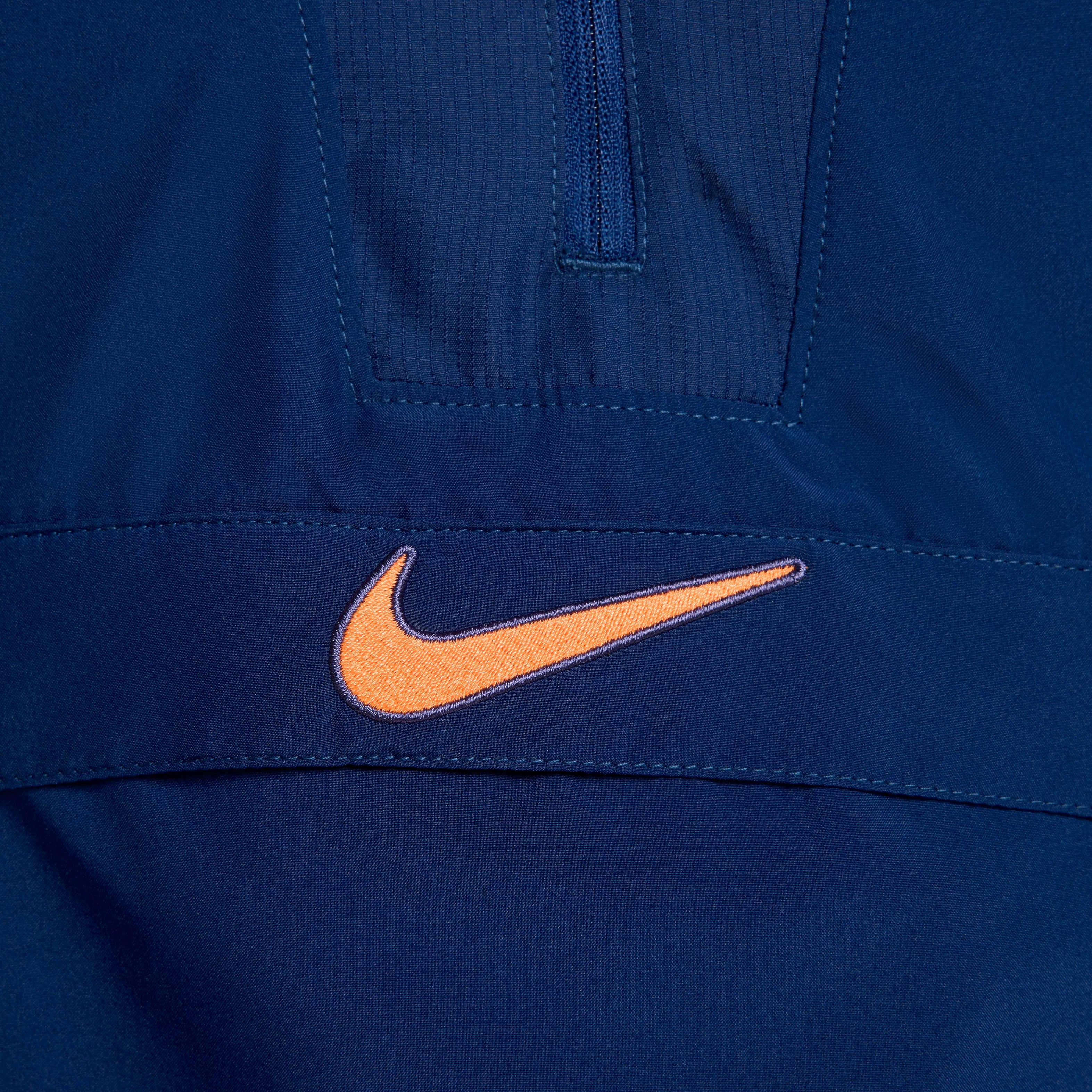 Nike Men's Academy+ Repel Soccer Anorak Jacket - BLUE Thumbnail View 4