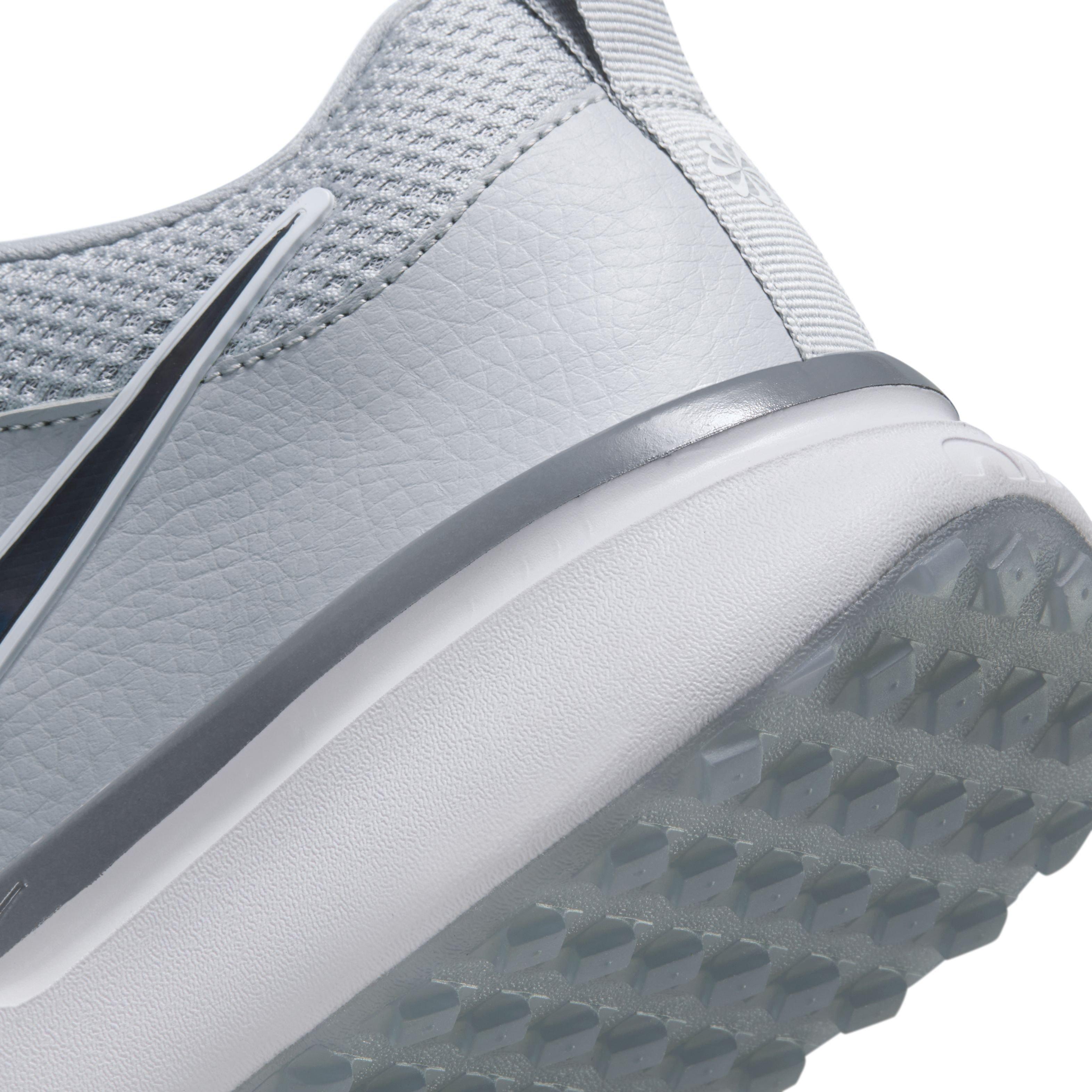 Nike Air Zoom Diamond Elite Turf "Wolf Grey/White/Cool Grey/Bright Crimson" Men's Baseball Shoe - GREY/WHITE/GREY/CRIMSON Thumbnail View 8