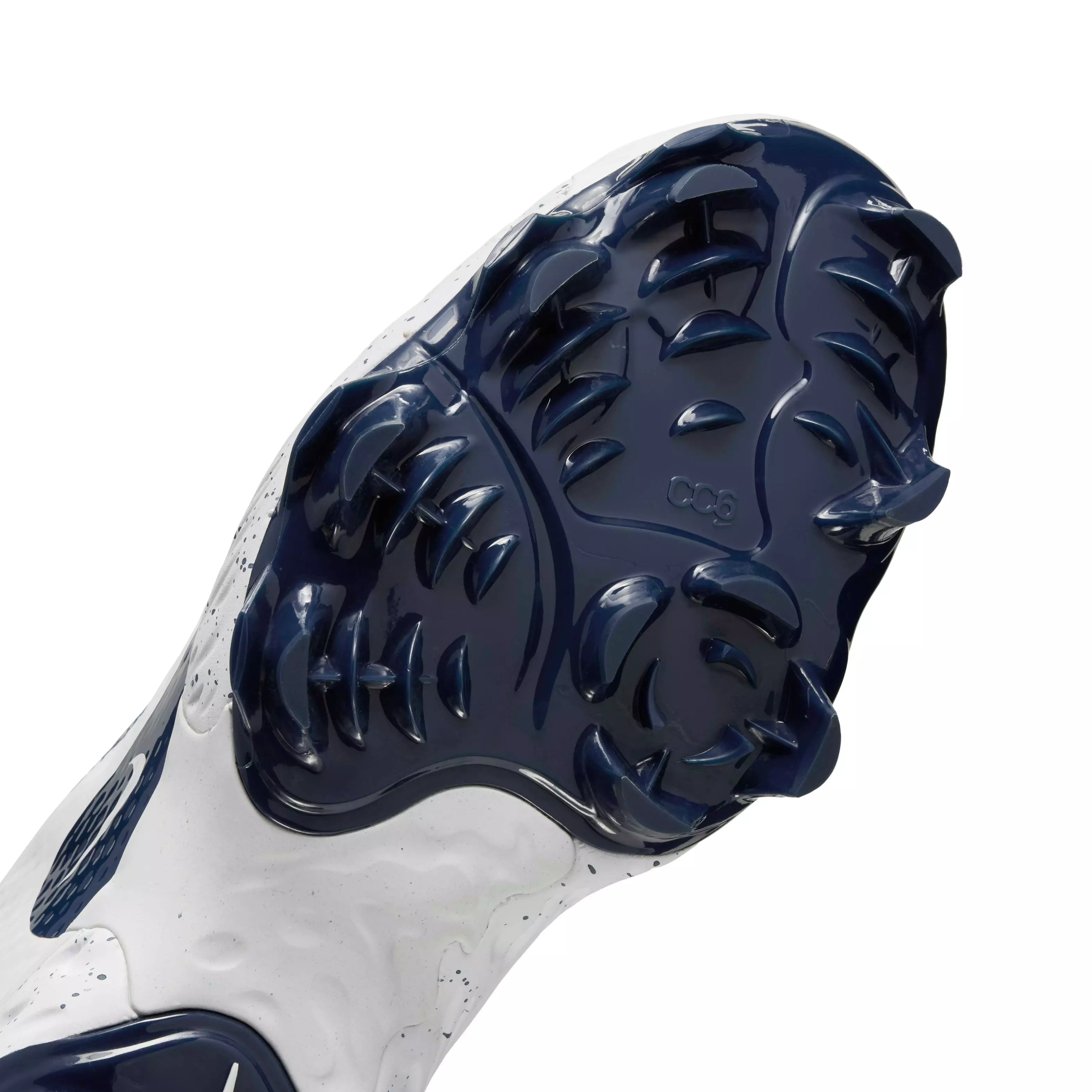 Nike Alpha Huarache Elite 4 Low MCS "White/Midnight Navy" Men's Baseball Cleat - WHITE/NAVY