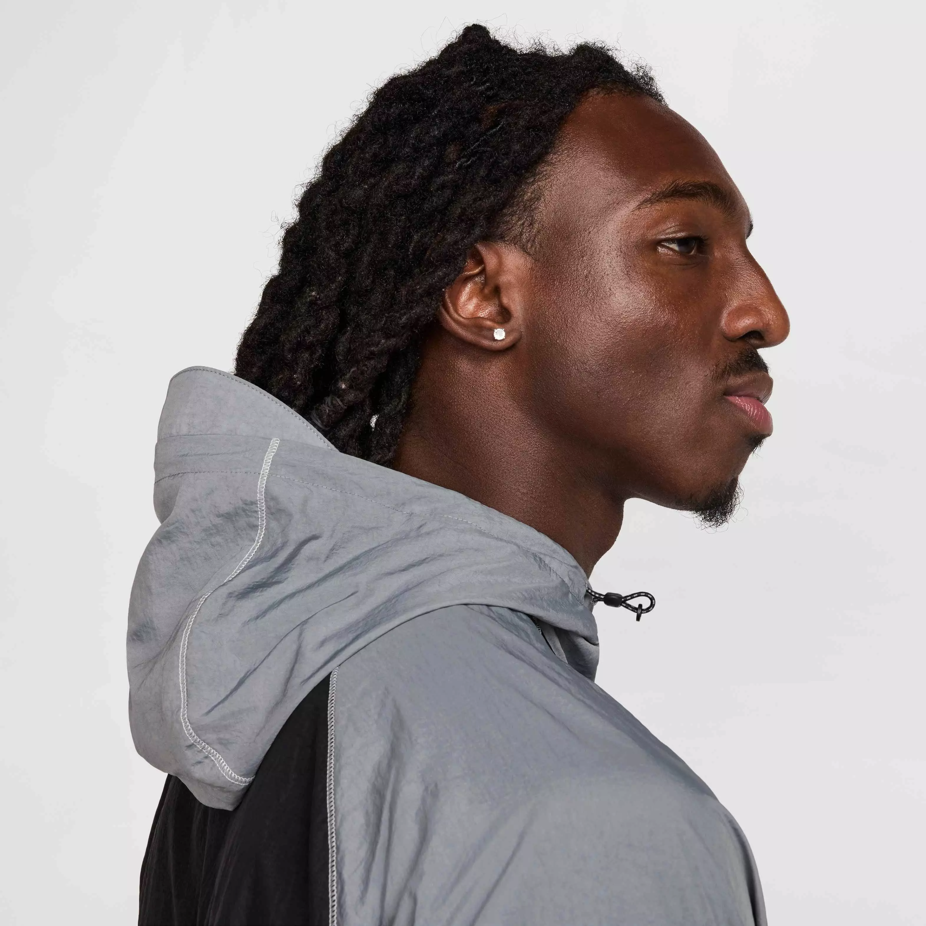 Nike Men's Strike+ Water-Repellent Hooded Soccer Jacket - BLACK