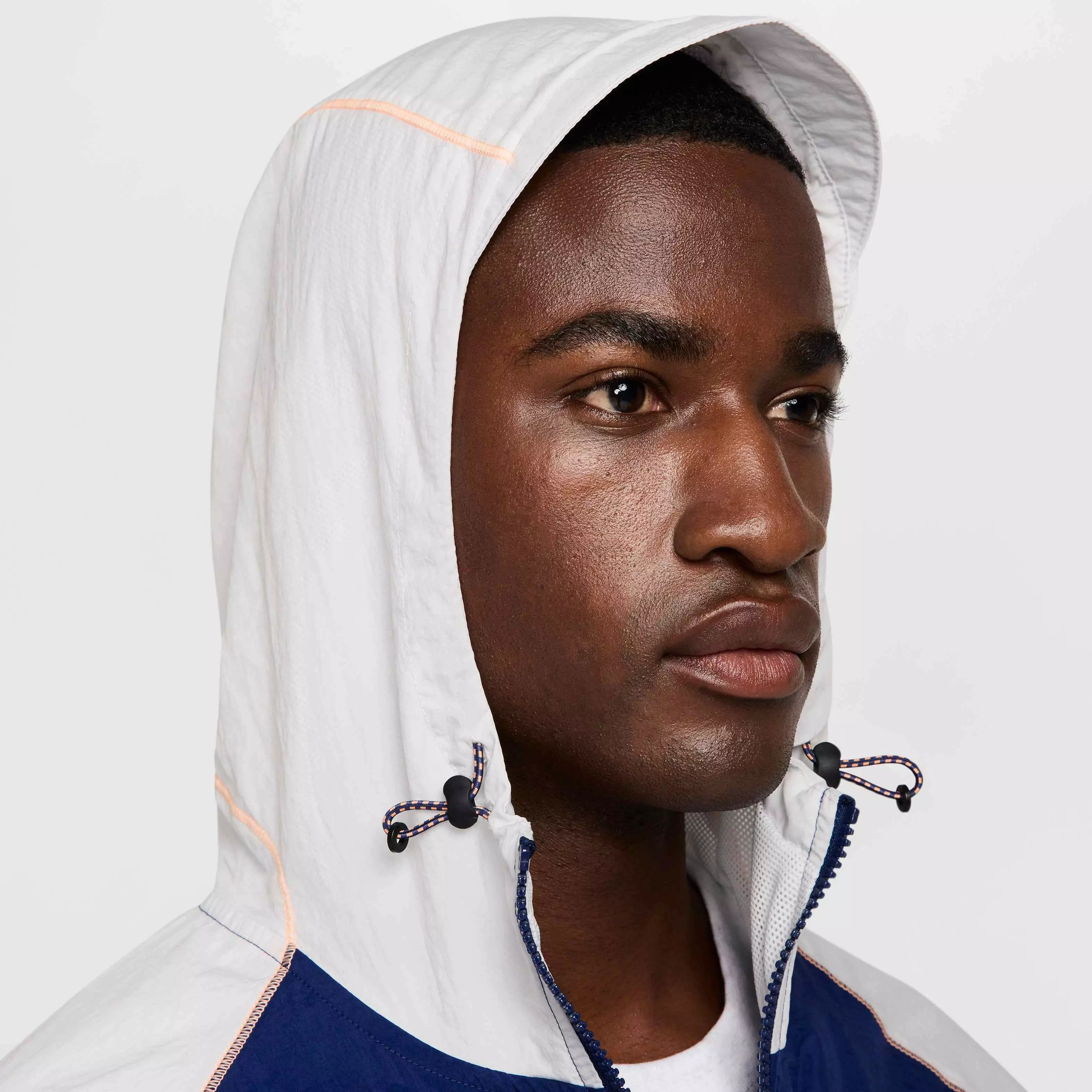 Nike Men's Strike+ Water-Repellent Hooded Soccer Jacket - BLUE