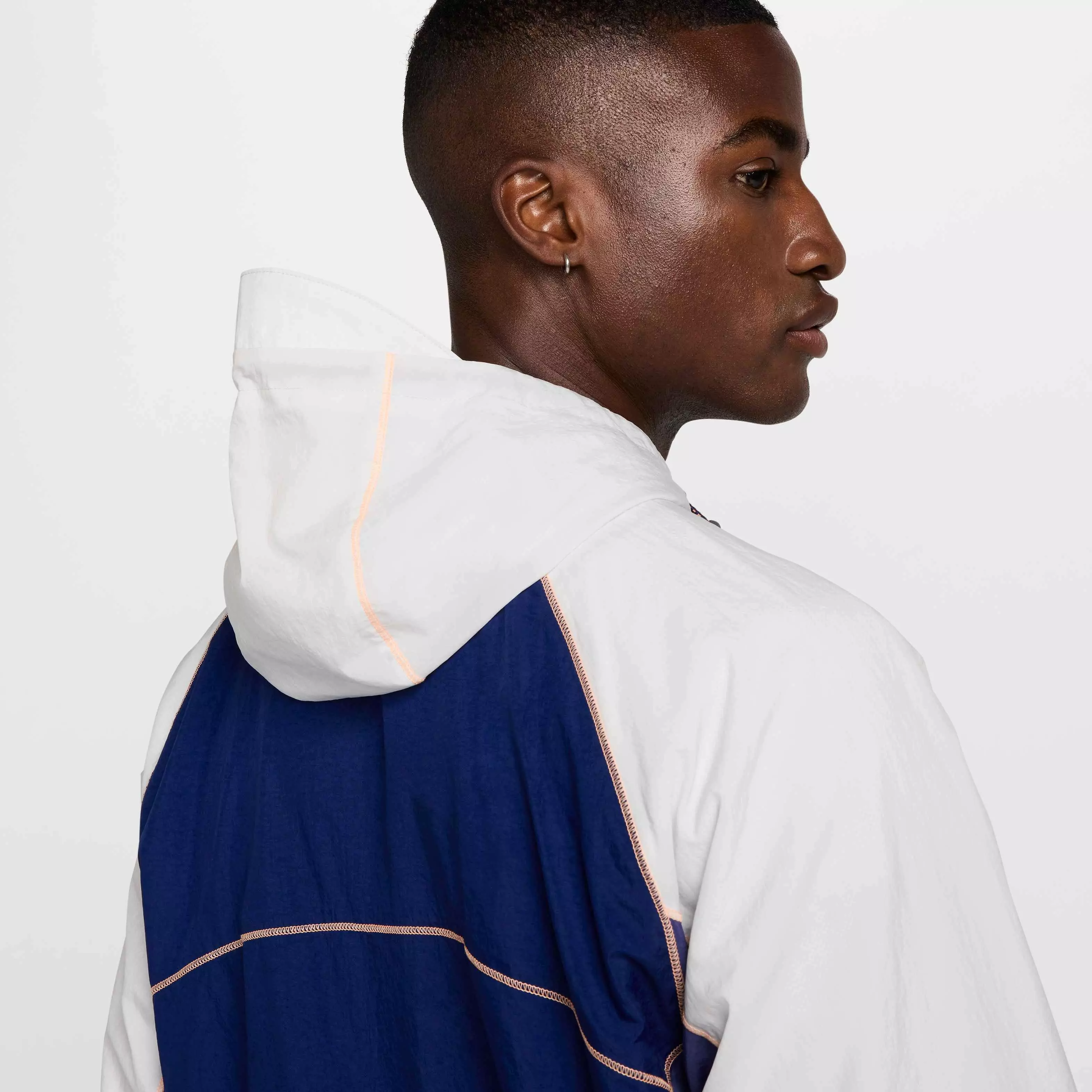 Nike Men's Strike+ Water-Repellent Hooded Soccer Jacket - BLUE