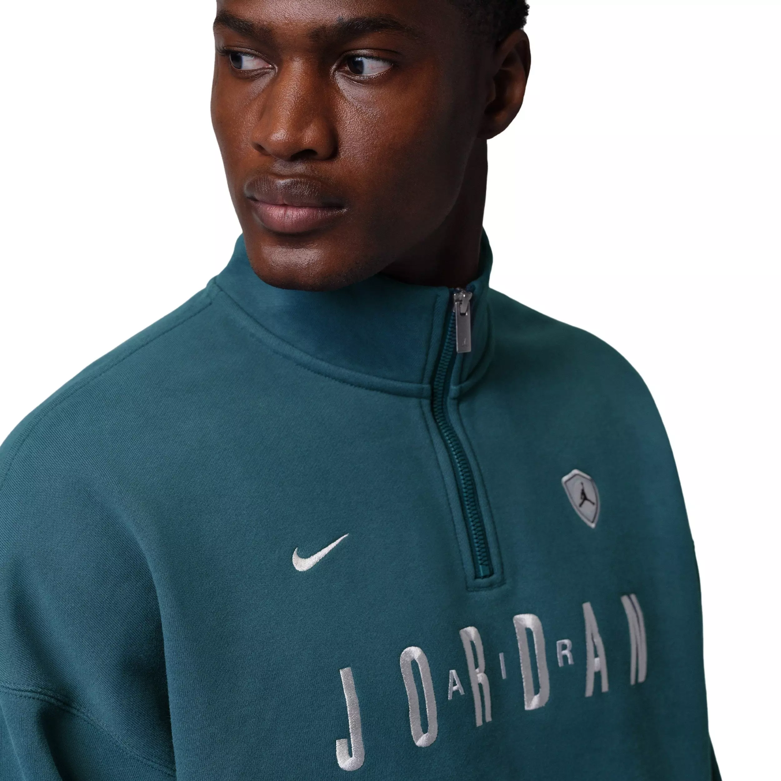Jordan Men's Flight Graphic Fleece 1/4 Zip - BLUE