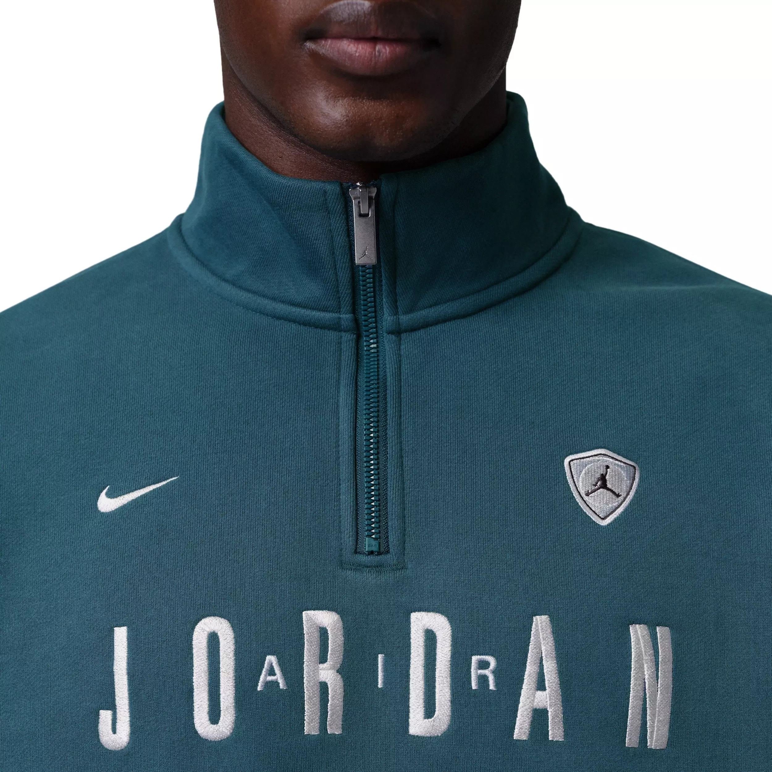 Jordan Men's Flight Graphic Fleece 1/4 Zip - BLUE