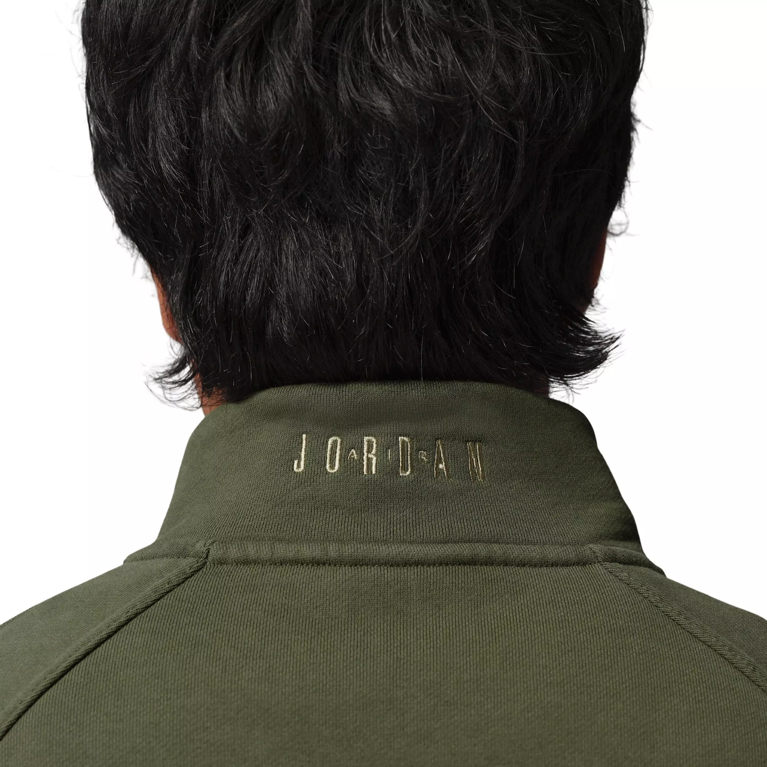 Jordan Men's Flight Graphic Fleece 1/4 Zip - GREEN