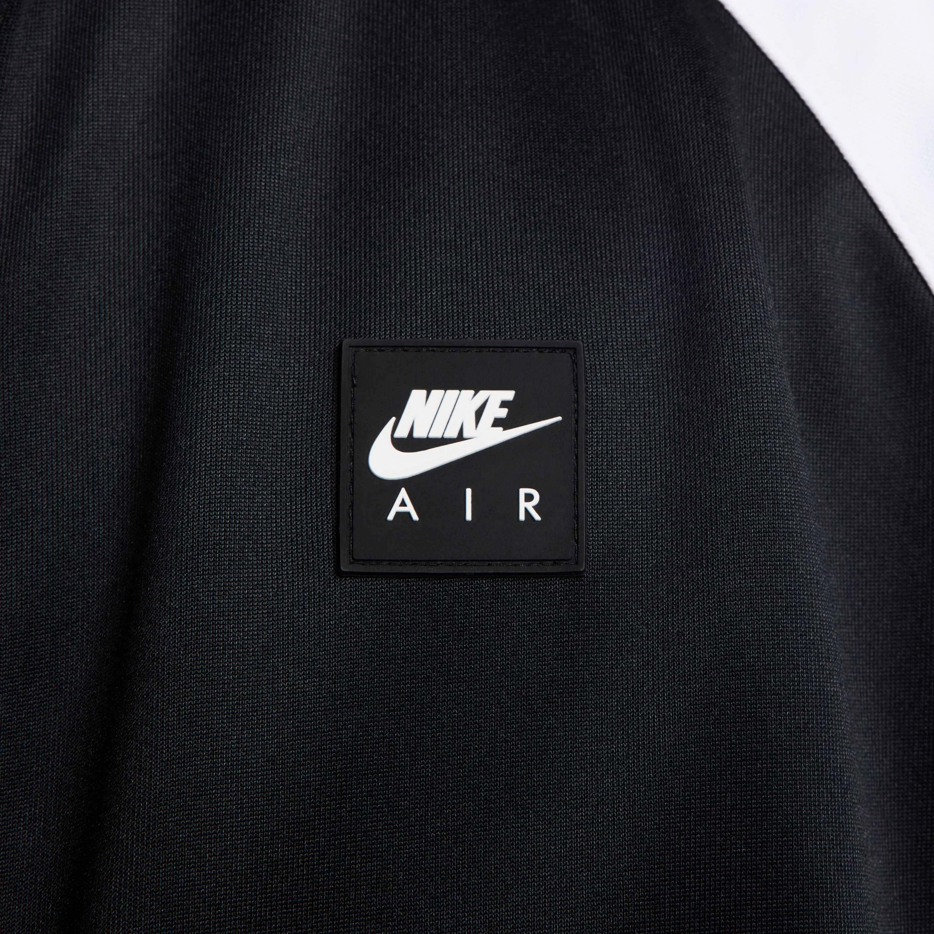 Nike Air Men's Poly-Knit Full-Zip​ Jacket - BLACK Thumbnail View 4